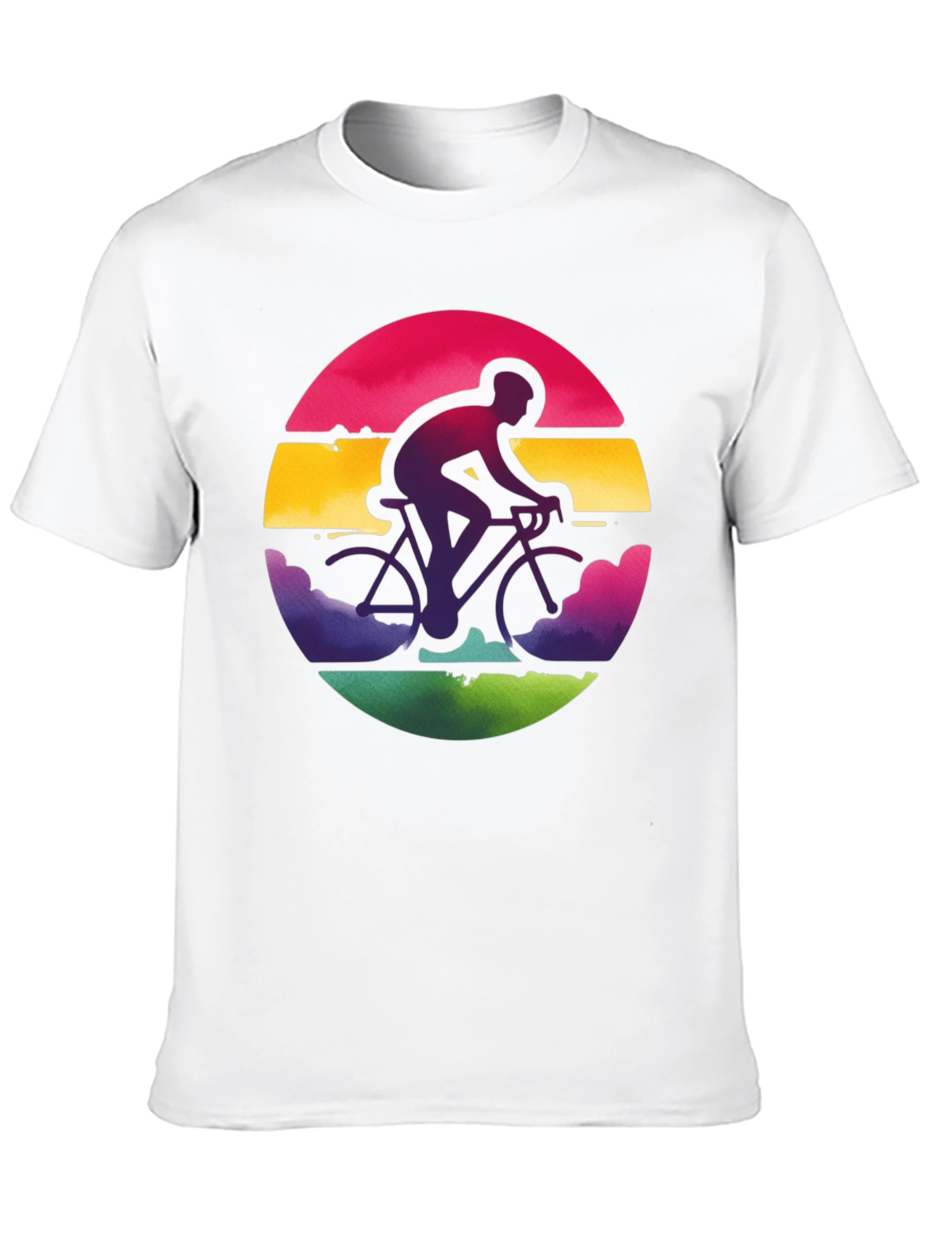 Black Retro Cycling T-Shirt view 10