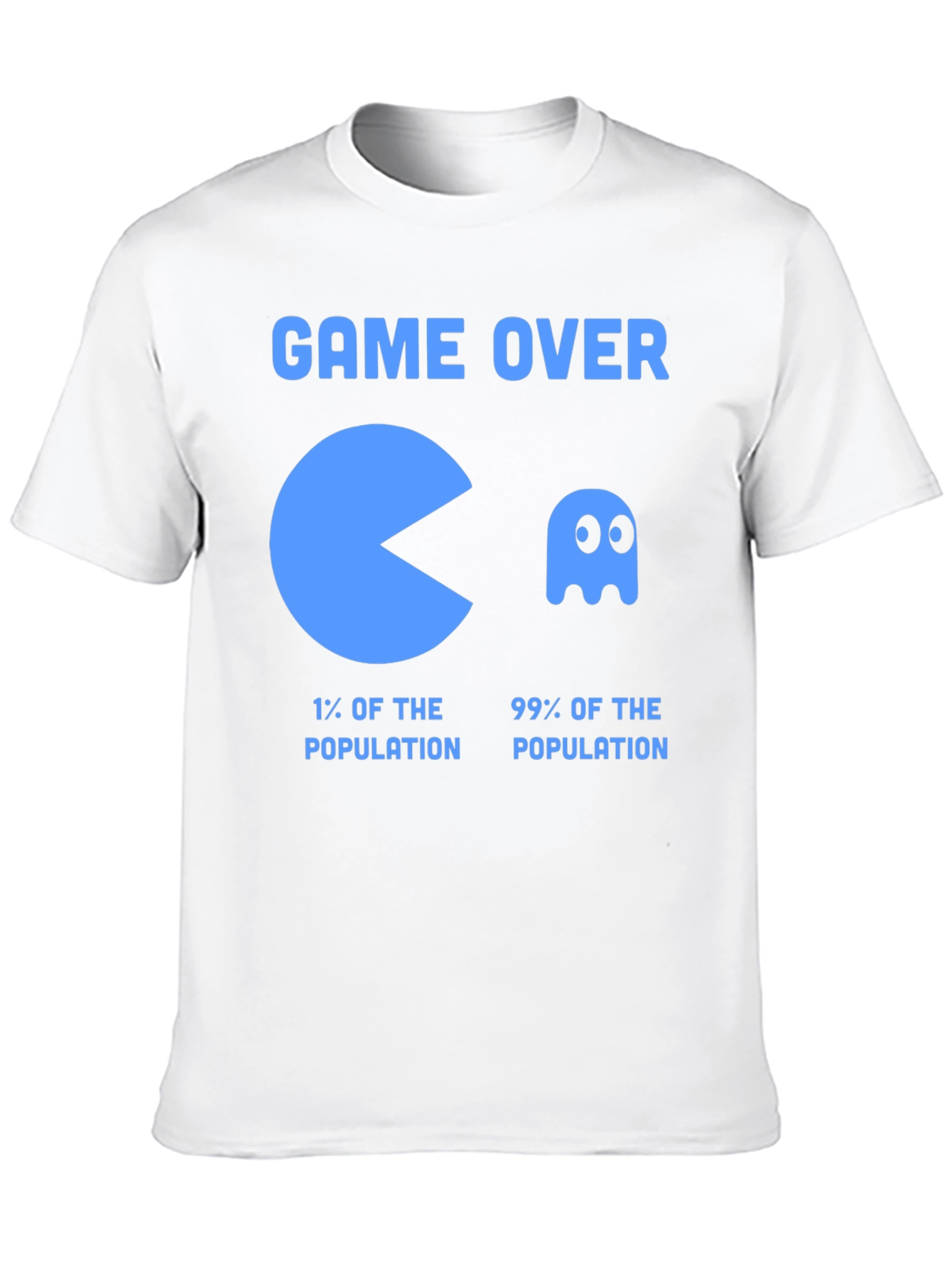 Black Game Over Pac-Man T-Shirt Funny Gamer Tee view 10