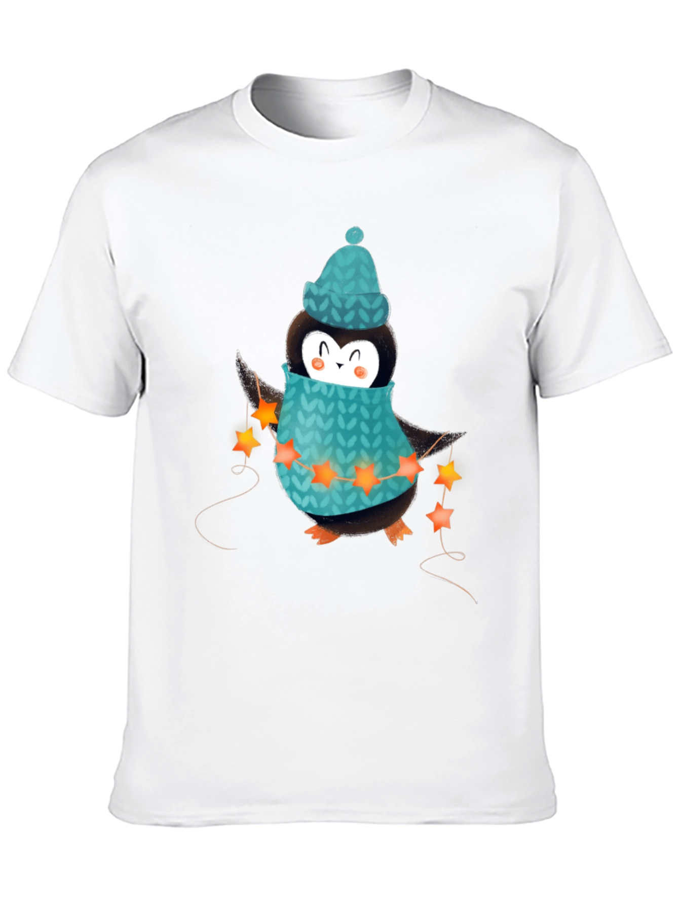 Black Festive Penguin T-Shirt - Holiday Ready! view 10
