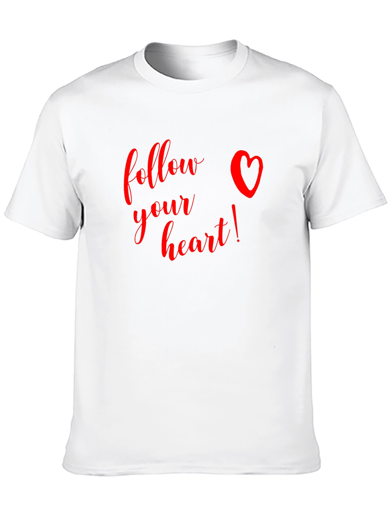 Black Follow Your Heart Graphic Tee - Black view 10