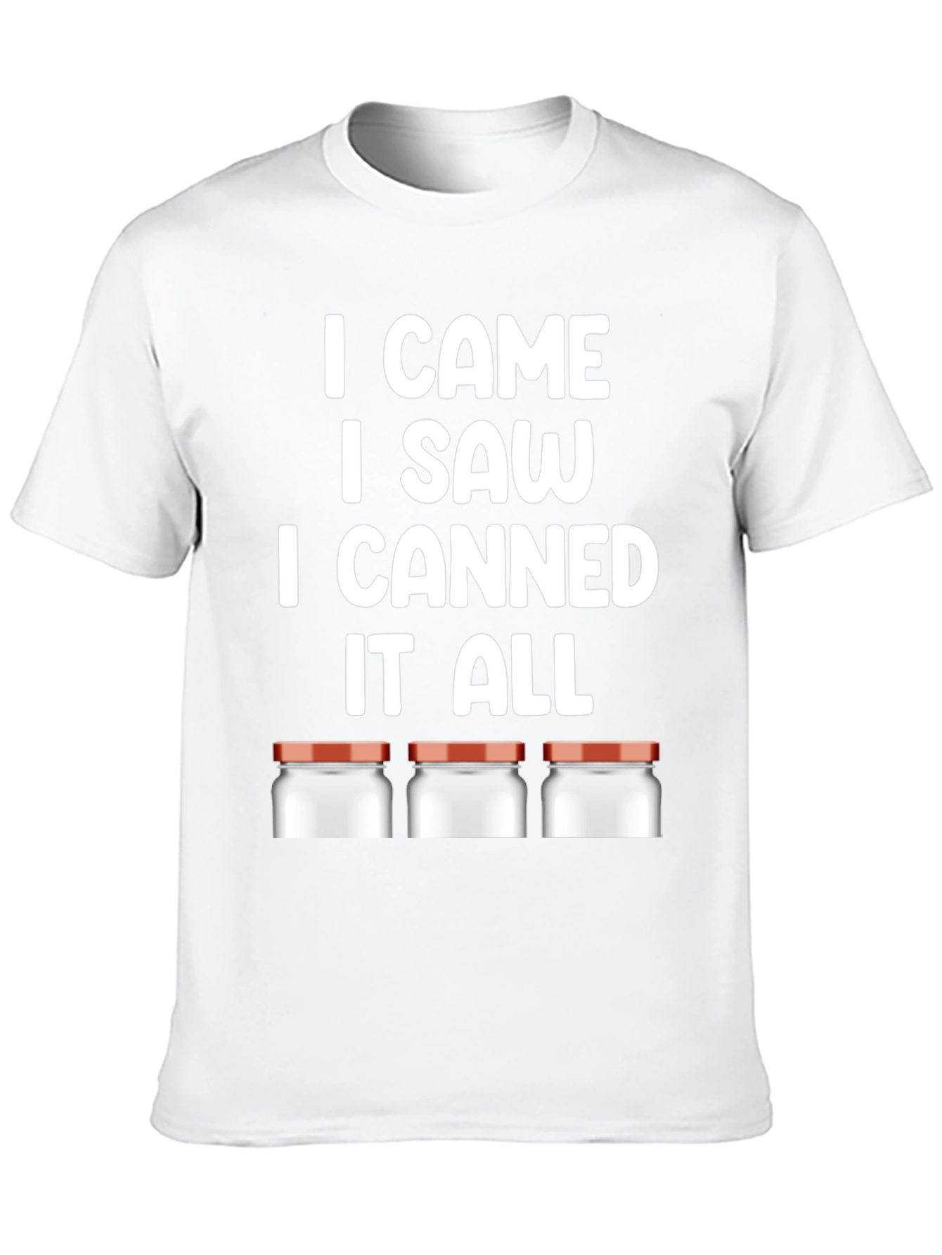 Black I CAME I SAW I CANNED T-Shirt view 10
