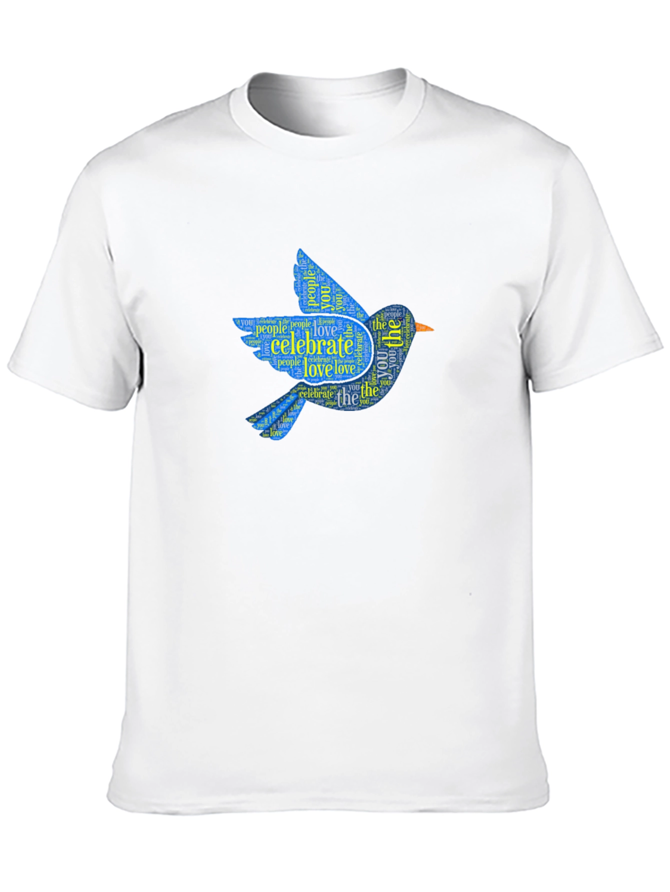Black Celebrate Love Bluebird Graphic T-Shirt view 10