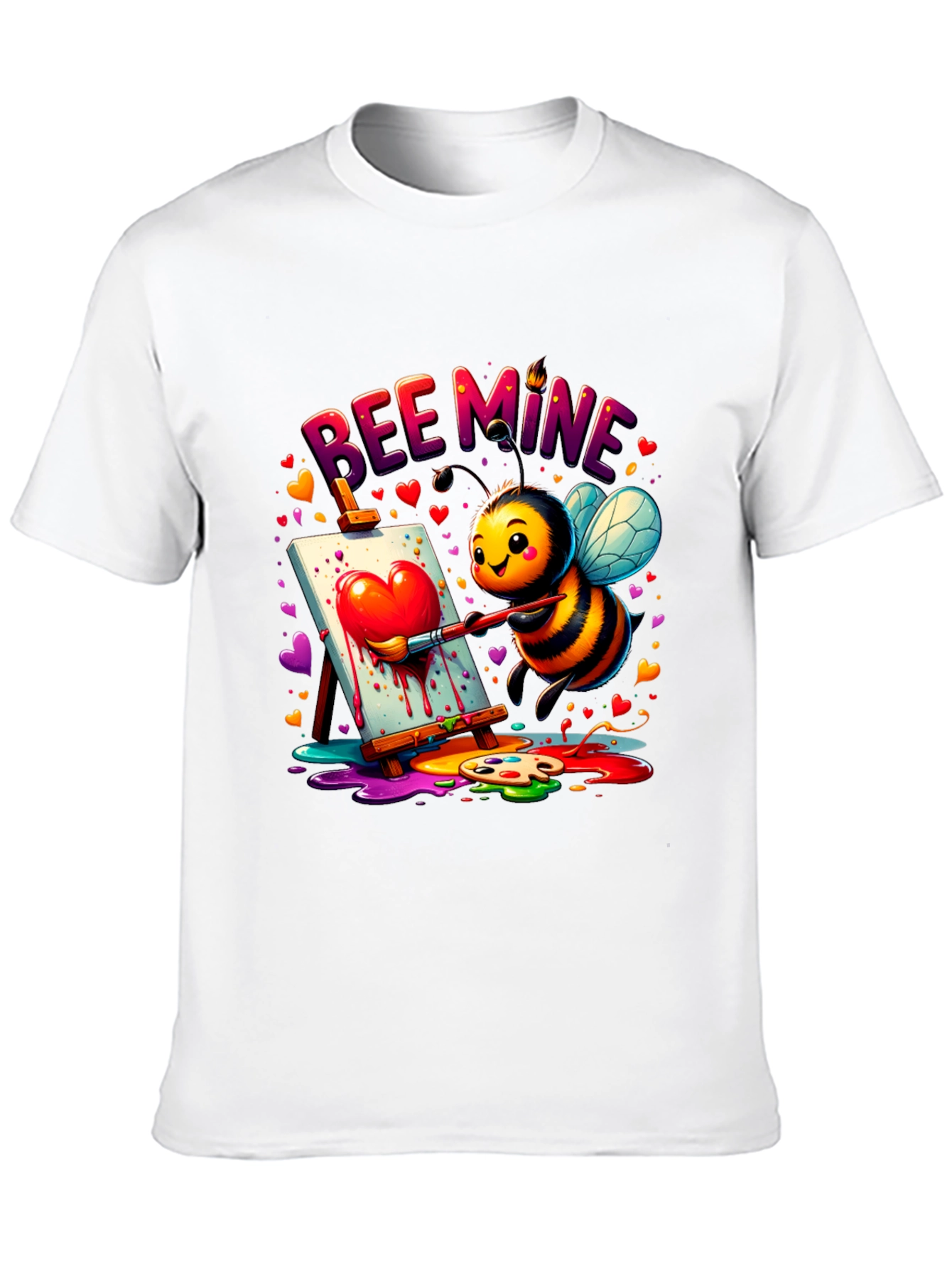 Black Bee Mine Graphic Tee - Valentine's Day view 10