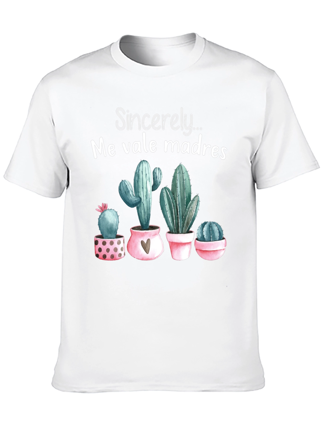 Black Me Vale Madres Cactus T-Shirt - Funny Graphic Tee view 10
