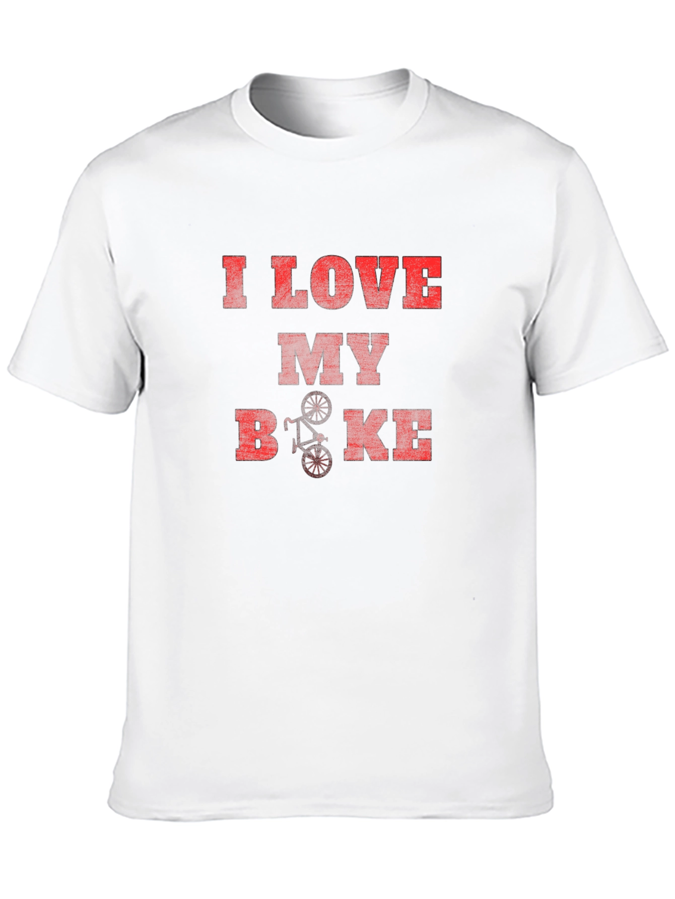 Black I Love My Bike Graphic T-Shirt - Casual Style view 10