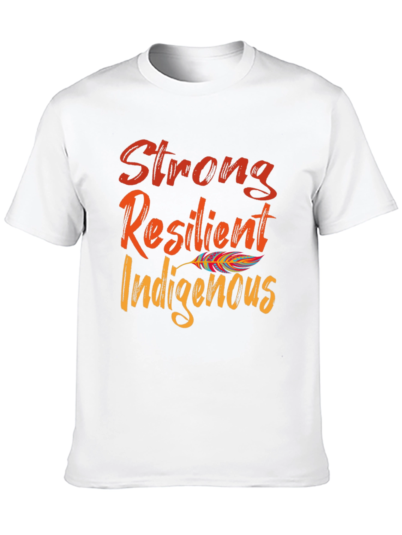 Black Strong Resilient Indigenous T-Shirt view 10