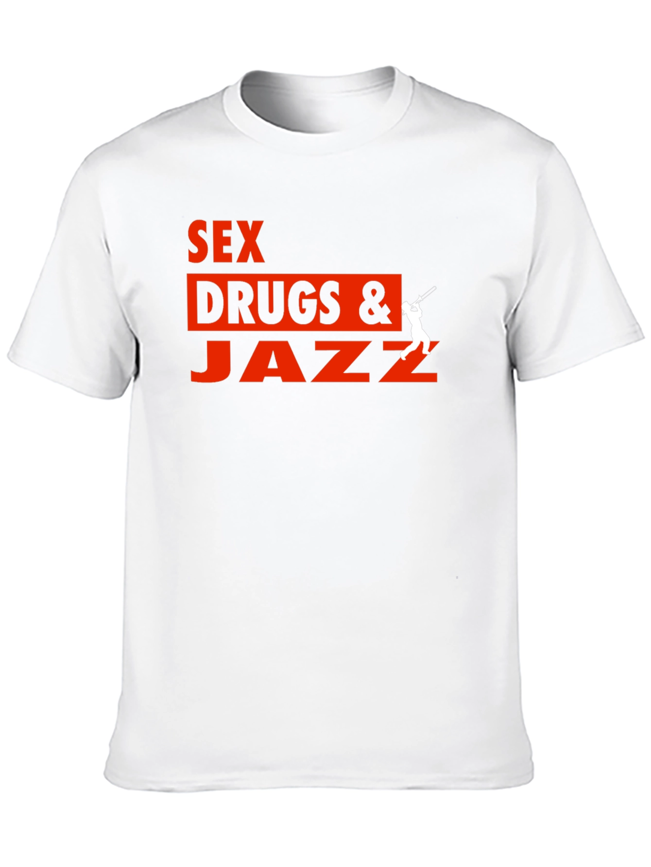 Black Sex Drugs & Jazz Graphic T-Shirt view 10