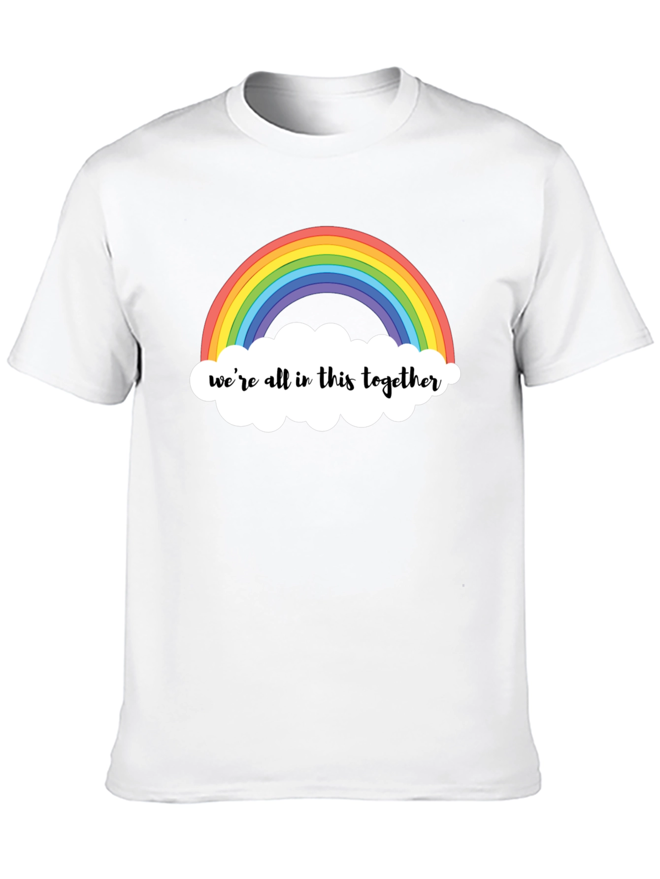 Black Rainbow 'We're All in This Together' T-Shirt view 10