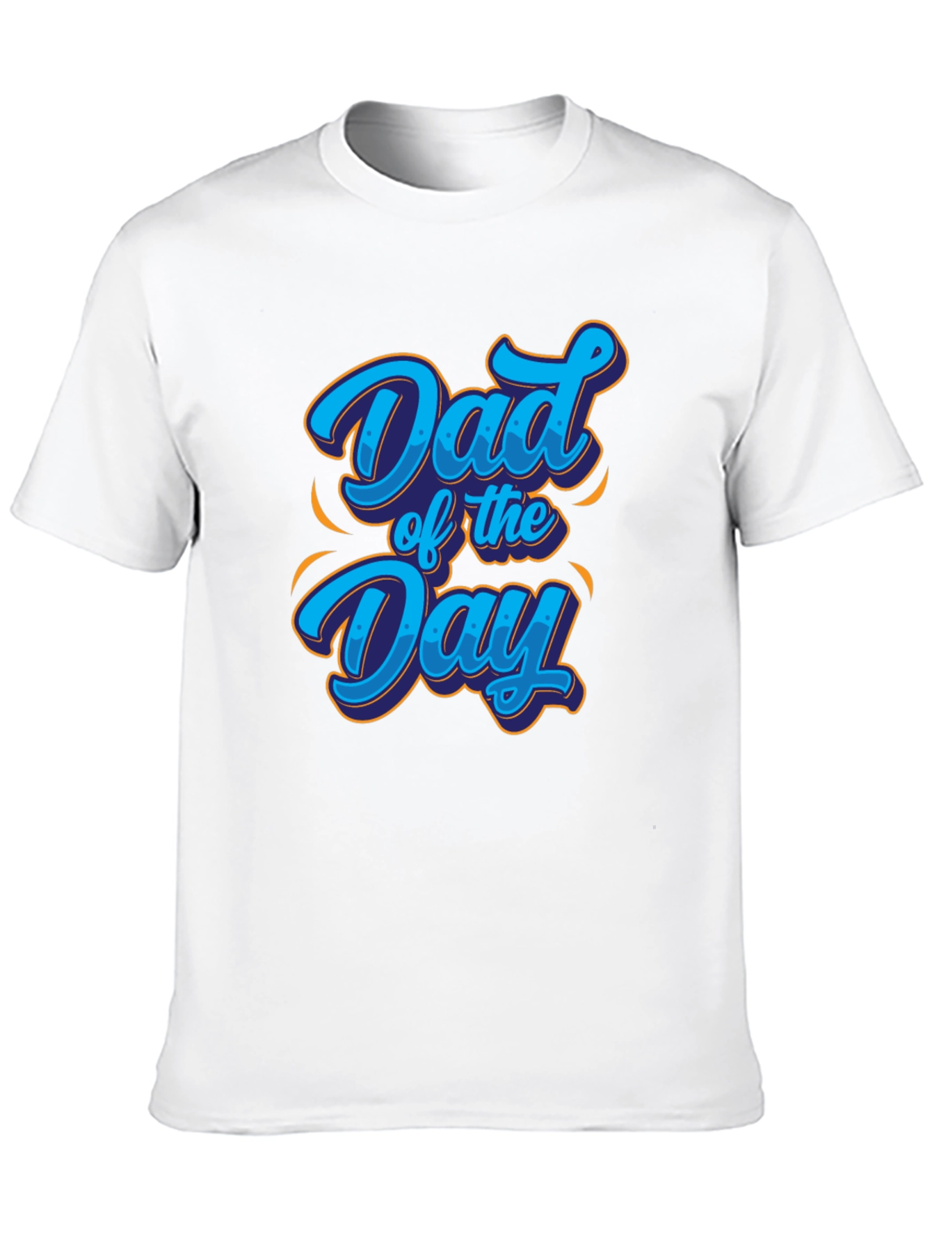 Black Dad of the Day Graphic T-Shirt - Black view 10