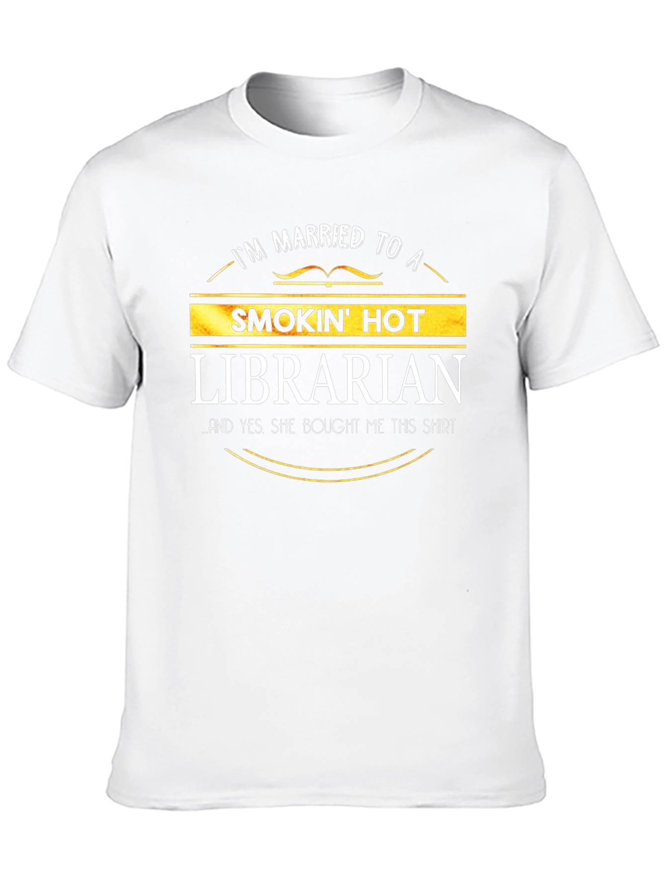 Black Smokin' Hot Librarian T-Shirt - Husband Gift view 10
