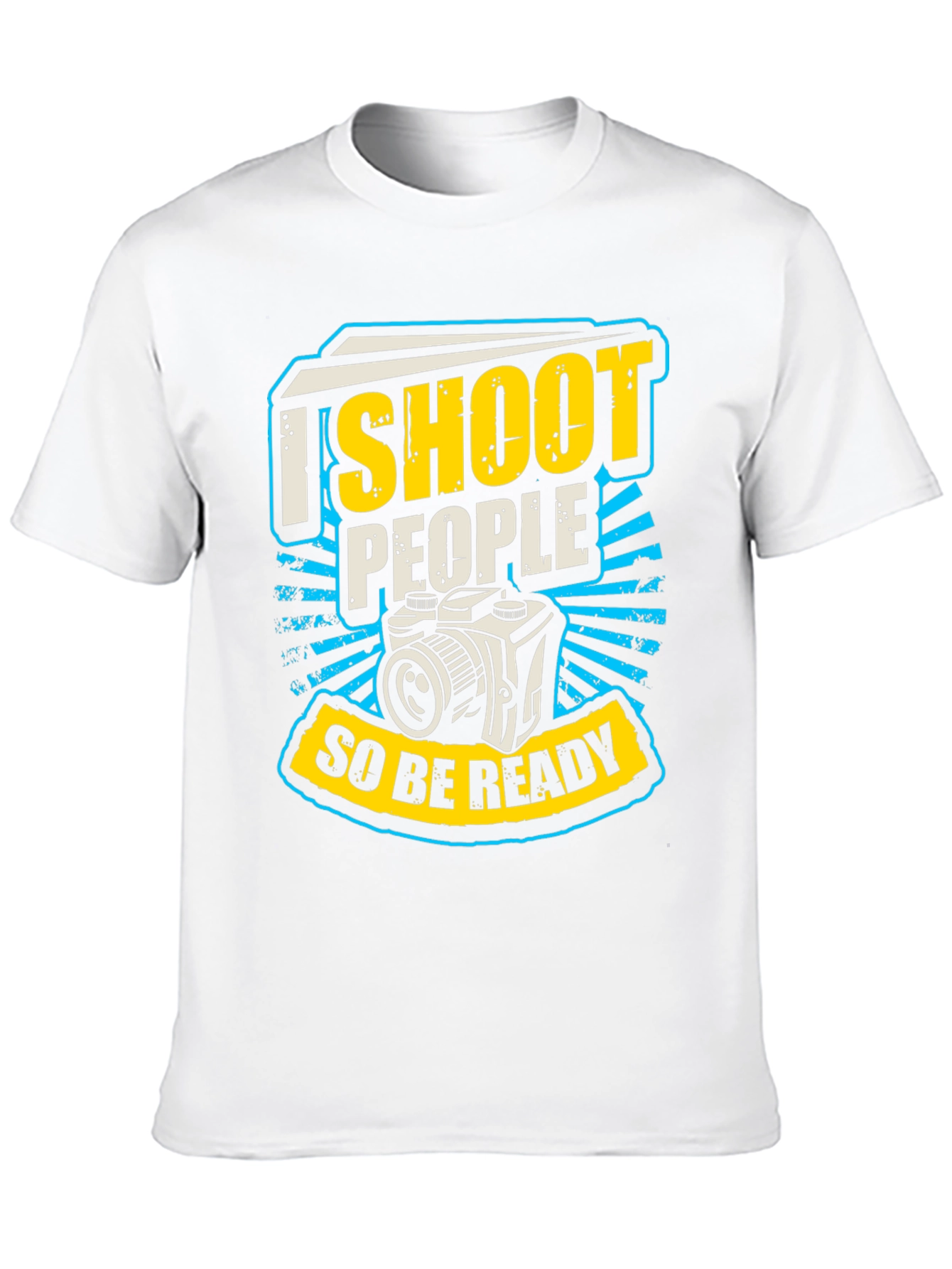 Black I Shoot People T-Shirt view 10