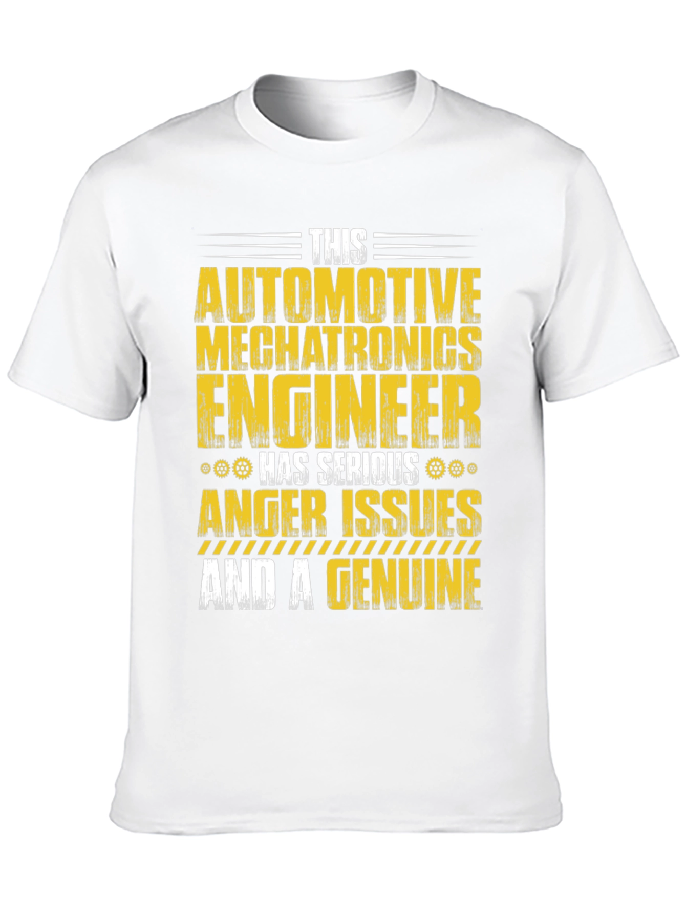 Black Automotive Mechatronics Engineer T-Shirt view 10