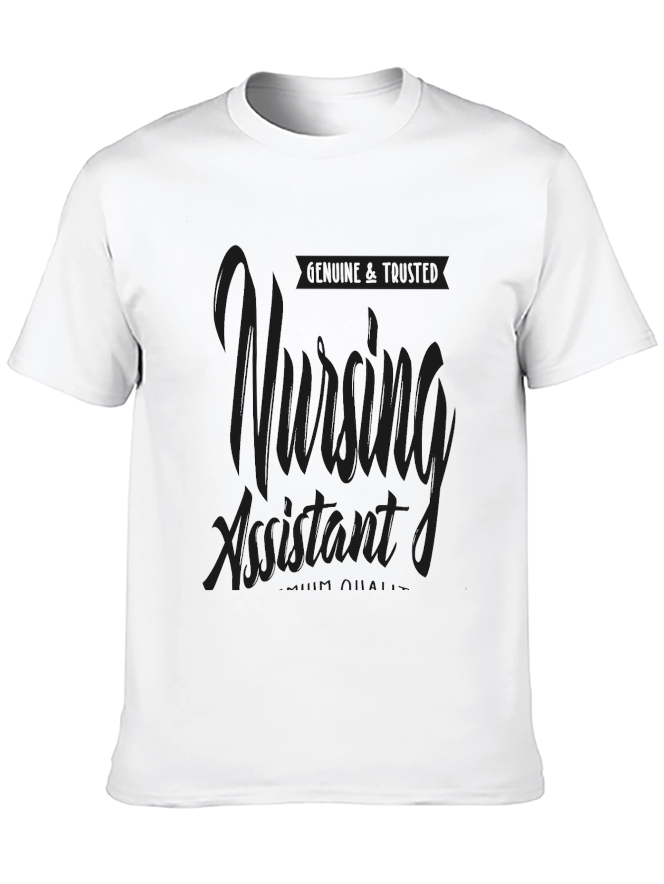 Black Nursing Assistant T-Shirt - Genuine & Trusted Quality Design view 10