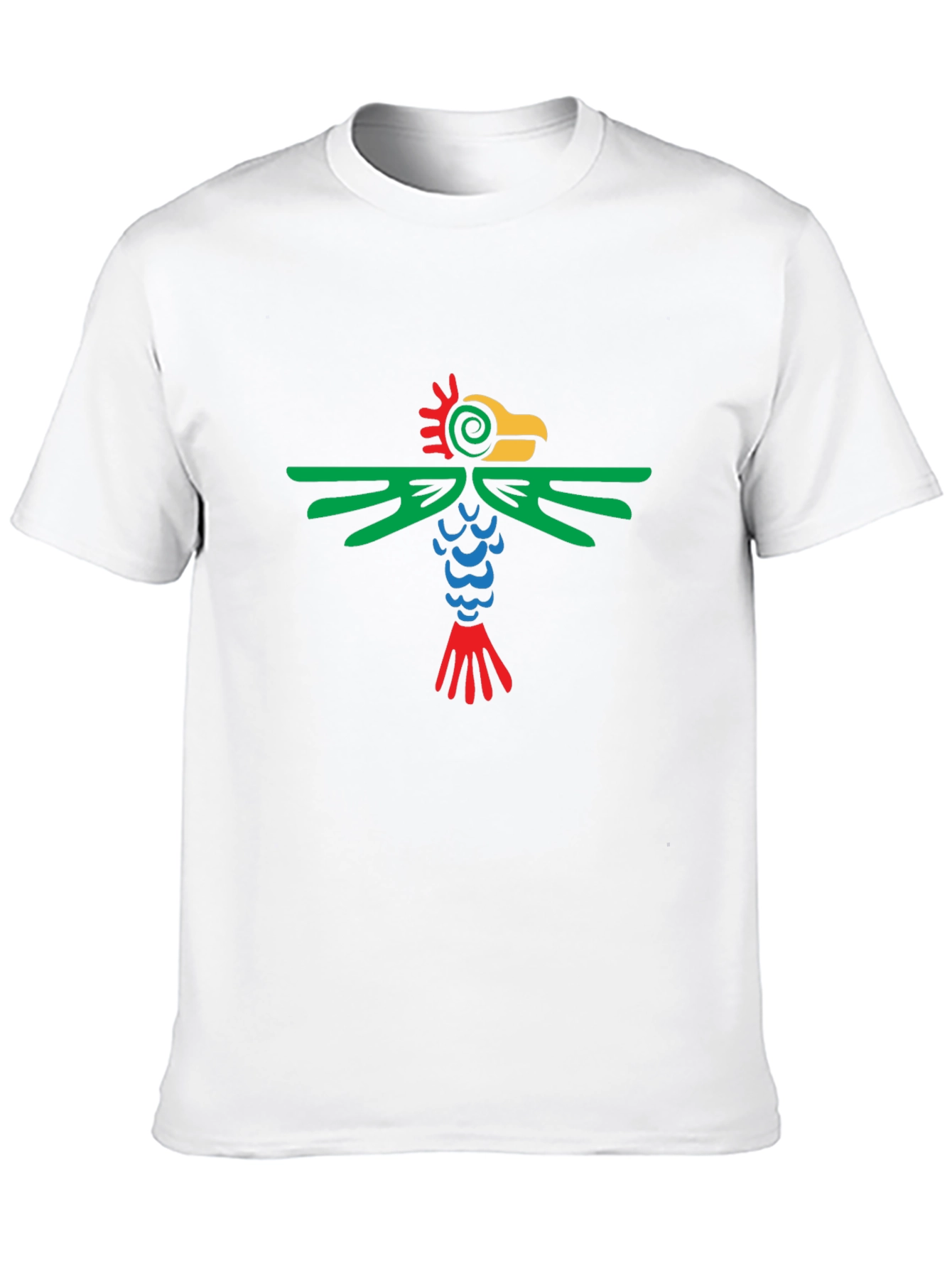 Black Aztec Bird Graphic Tee - Stylish Black T-Shirt view 10