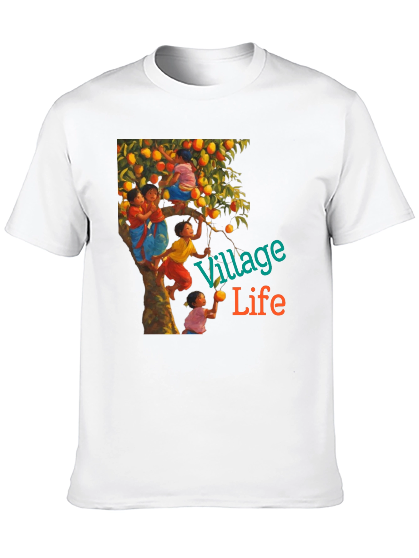 Black Village Life Graphic Tee view 10