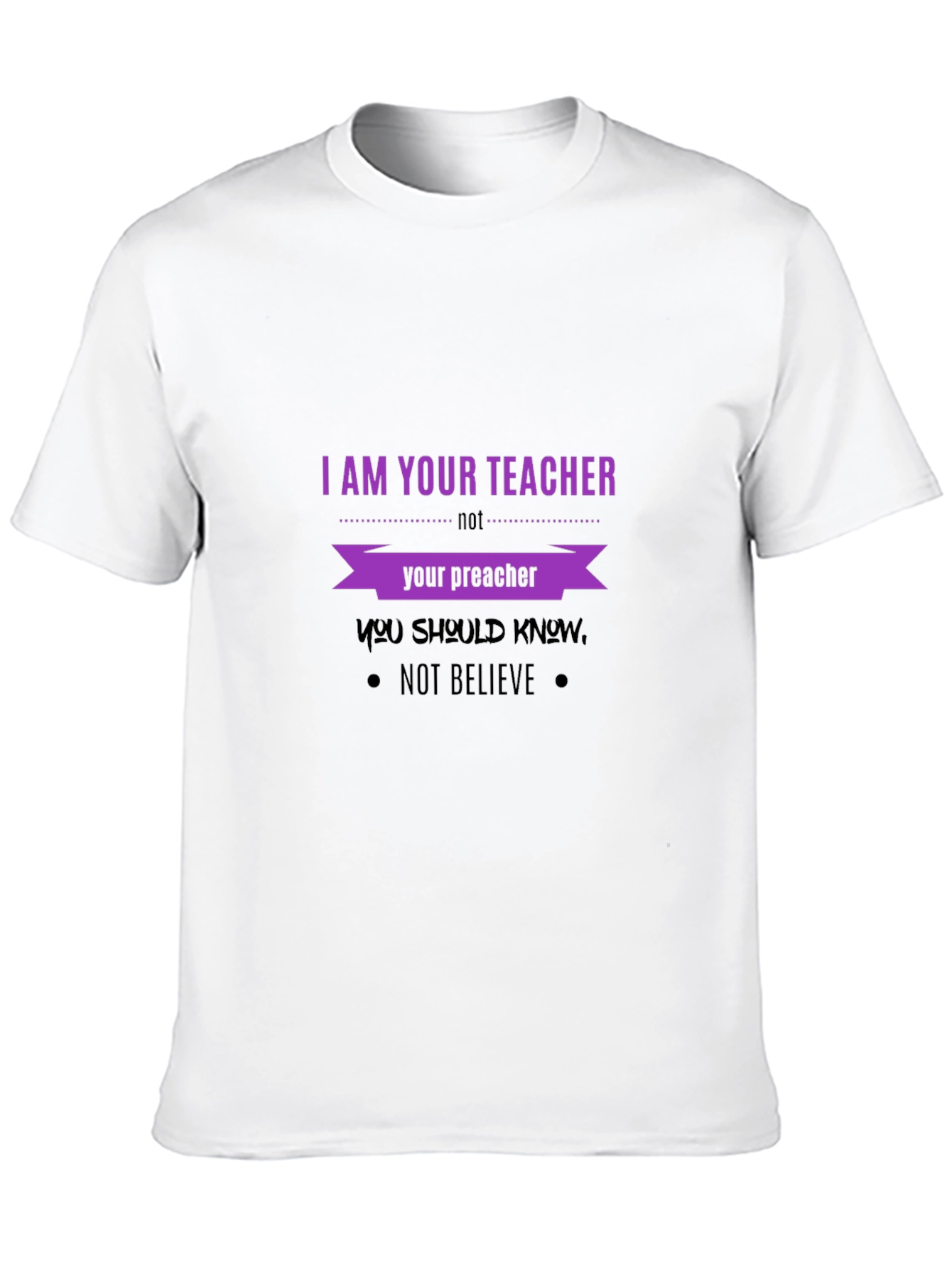 Black Teacher Vs. Preacher Graphic Tee view 10
