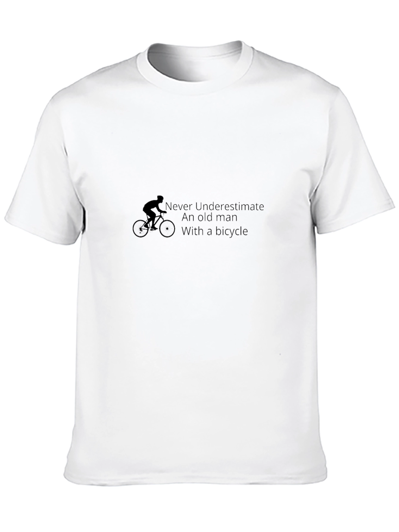 Black Old Man Biker T-Shirt view 10