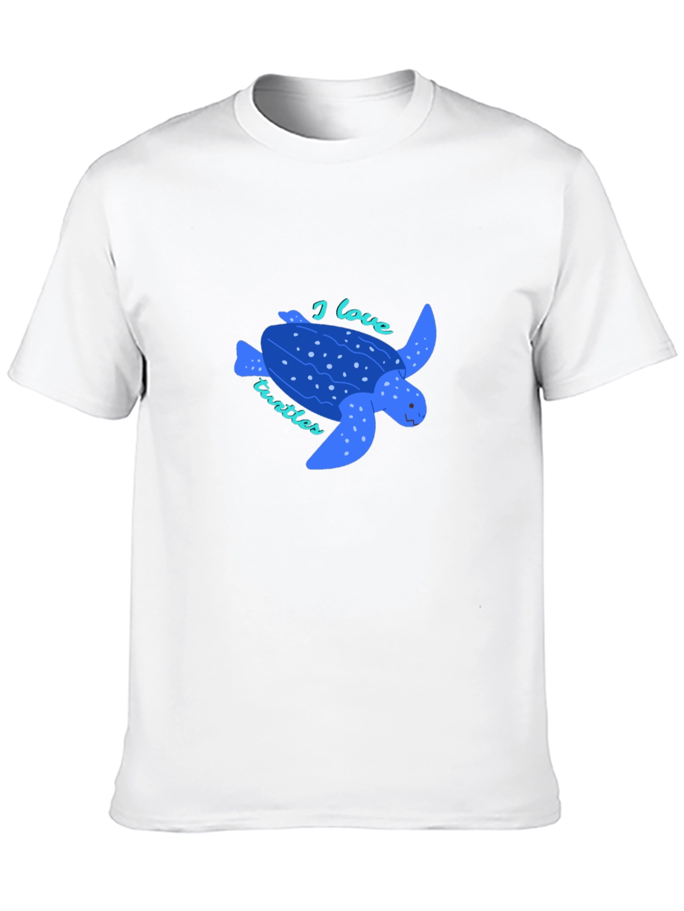Black I Love Turtles Graphic Tee - Black view 10