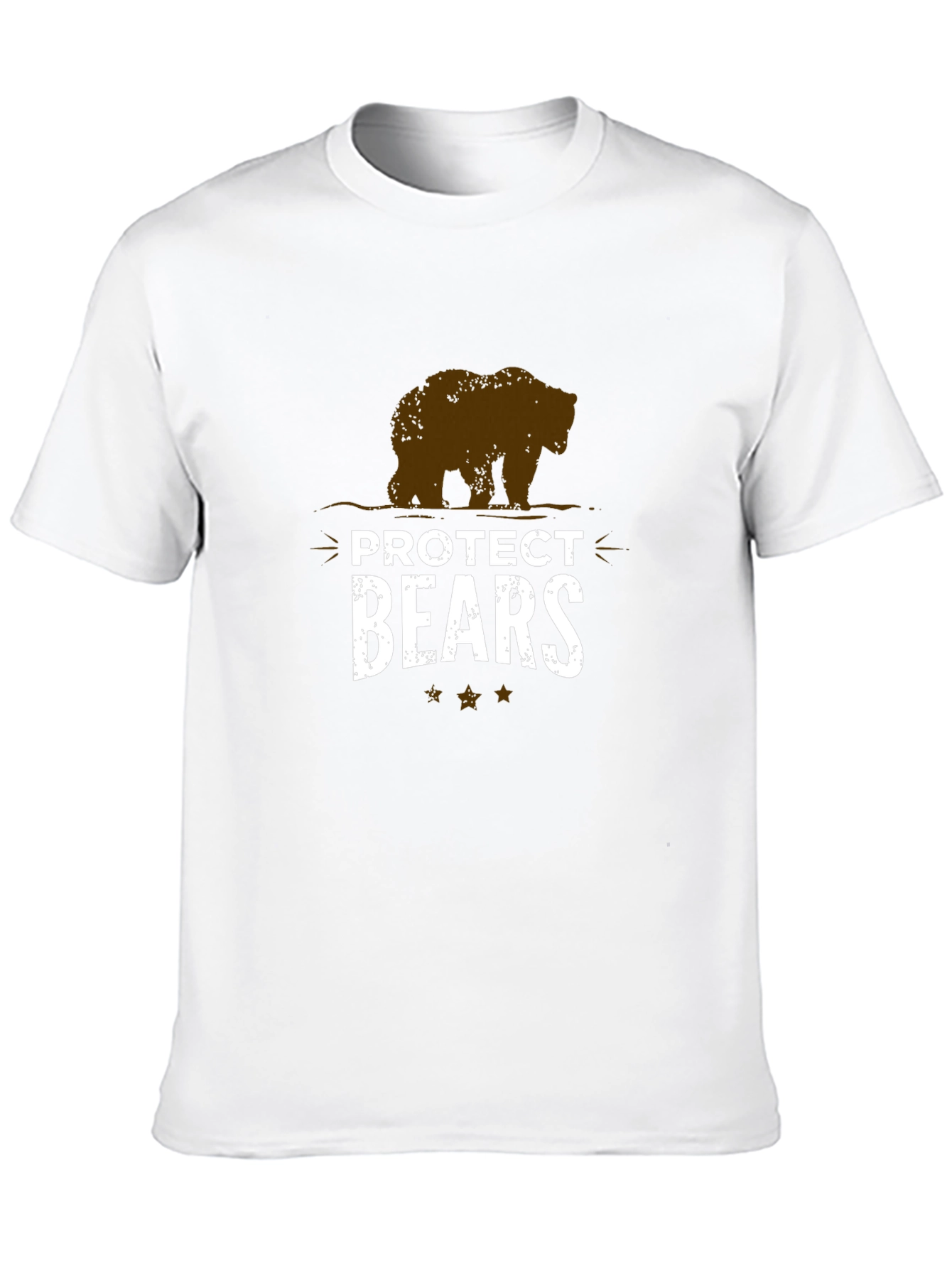 Black Protect Bears Graphic T-Shirt - Animal Lover Tee view 10