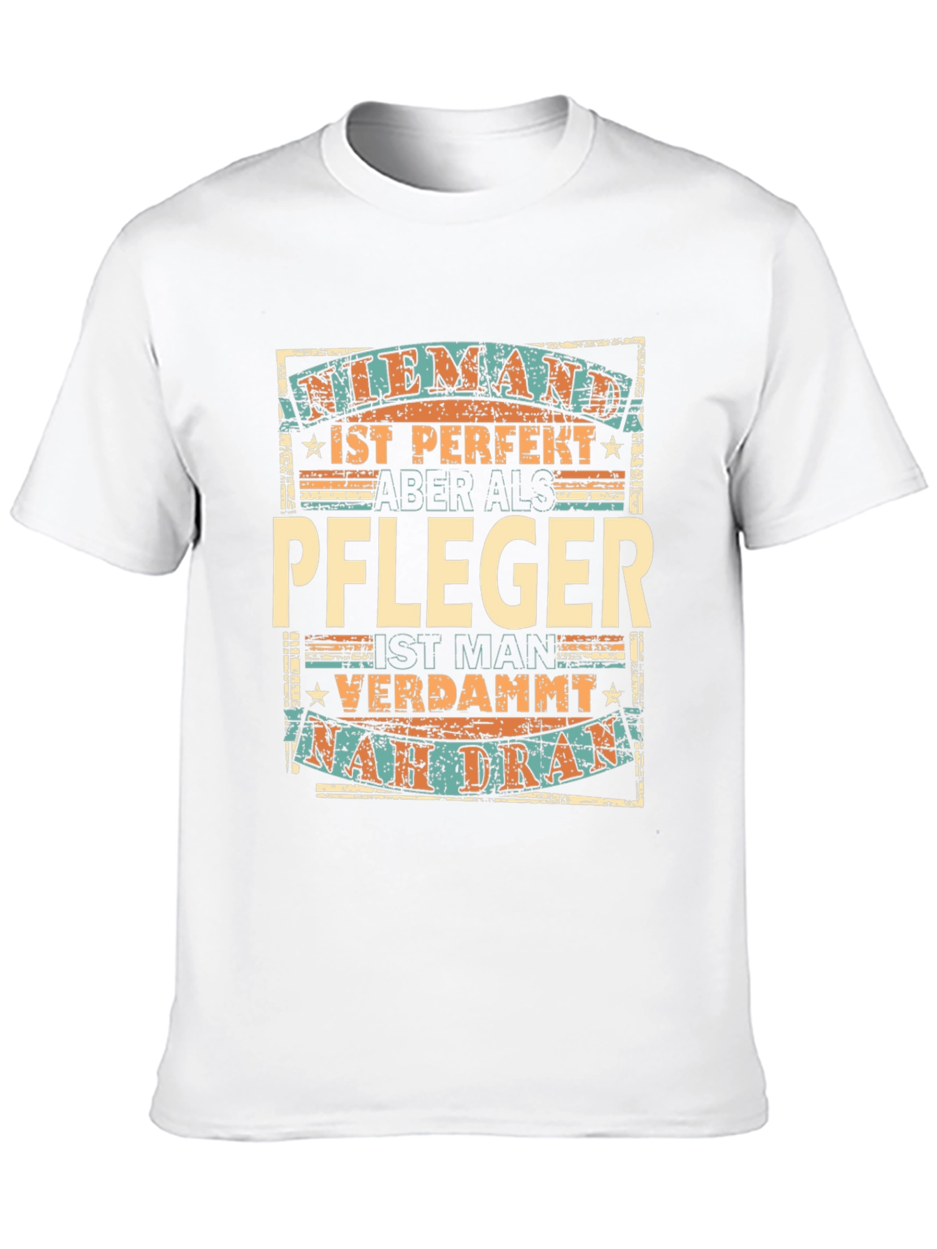 Black Funny German Caregiver T-Shirt - Pfleger Gift view 10