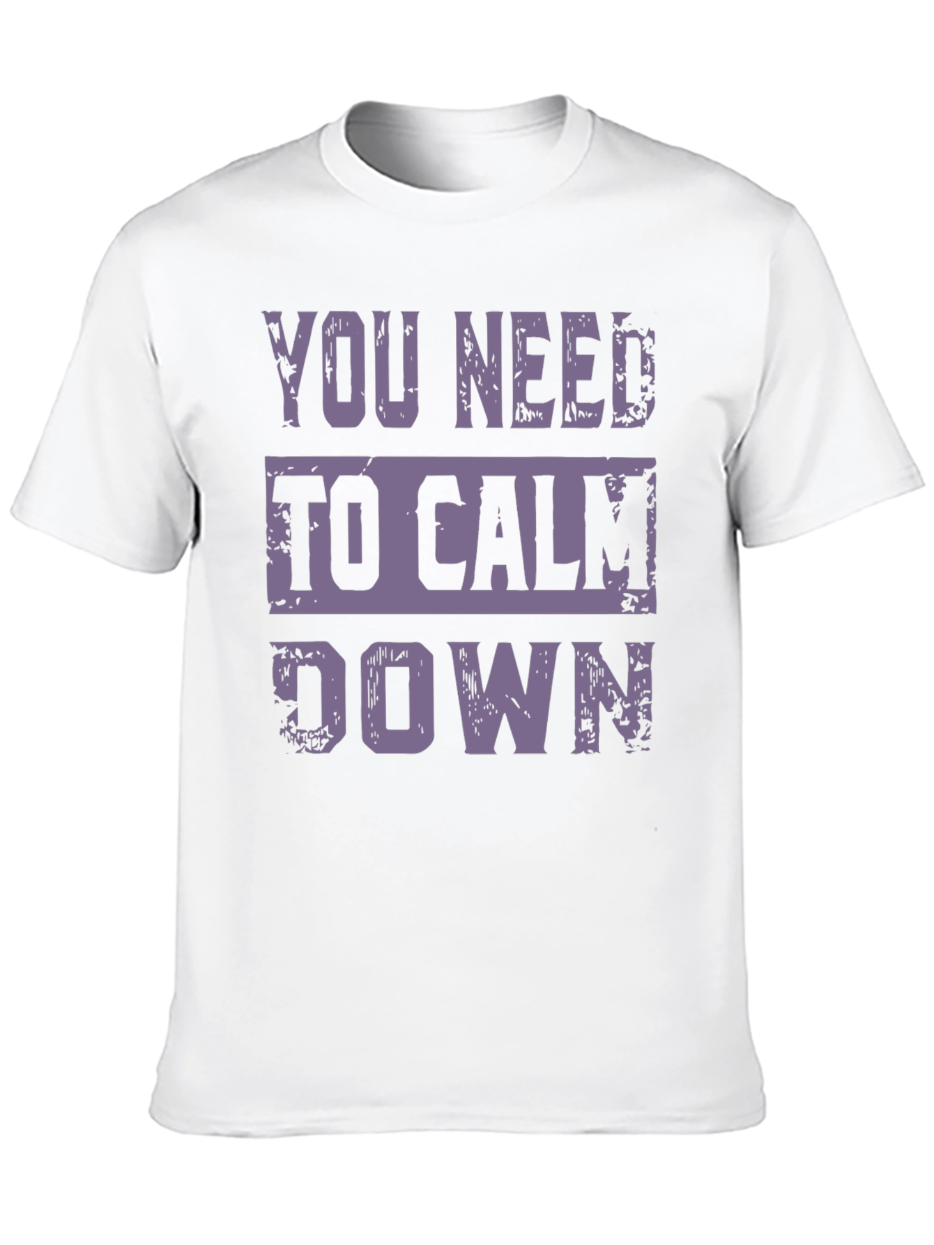 Black You Need To Calm Down Novelty Graphic Tee view 10