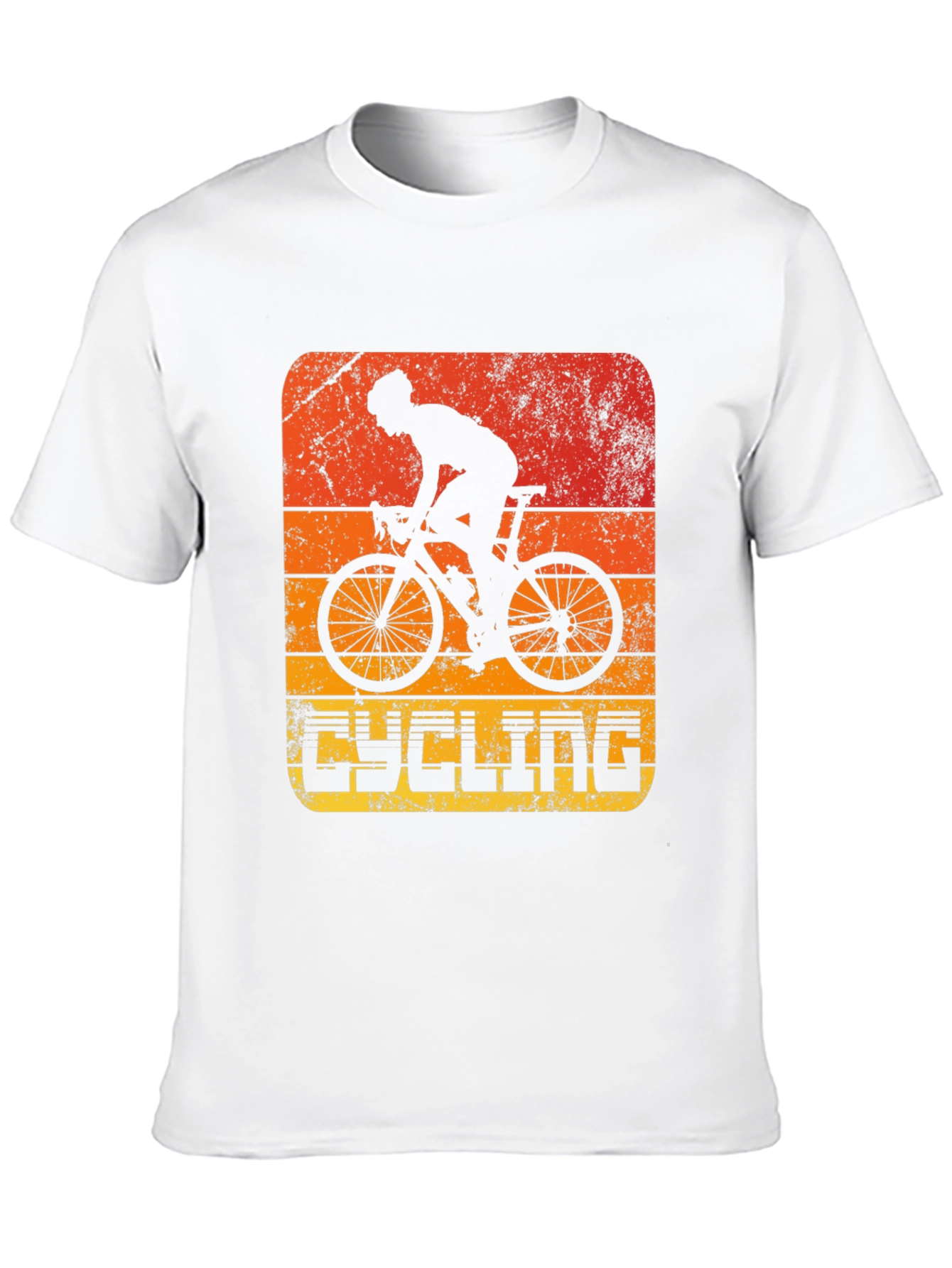 Black Retro Cycling T-Shirt - Stylish Cyclist Graphic Tee view 10