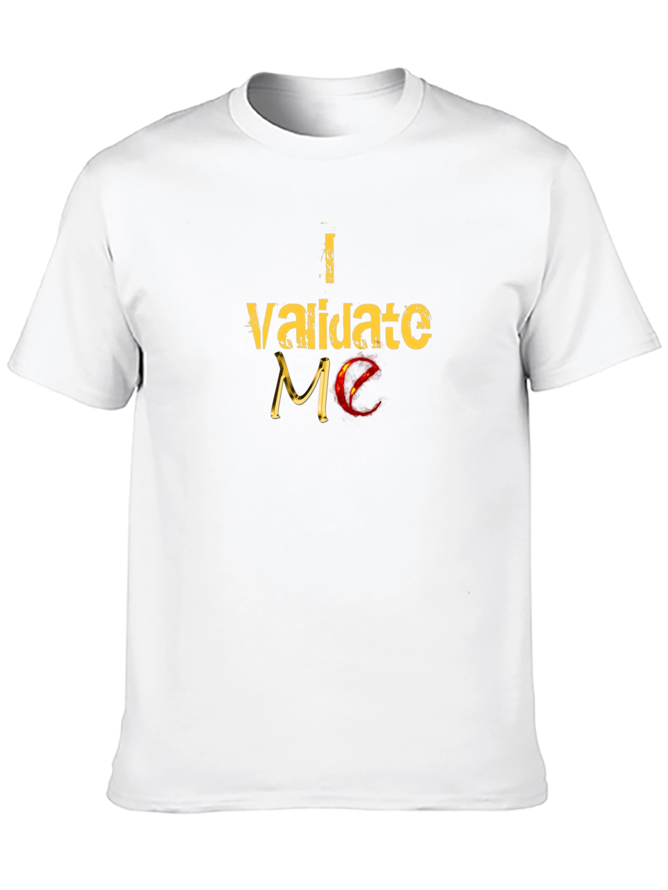 Black Validate Me Graphic Tee - Premium Cotton Blend view 10