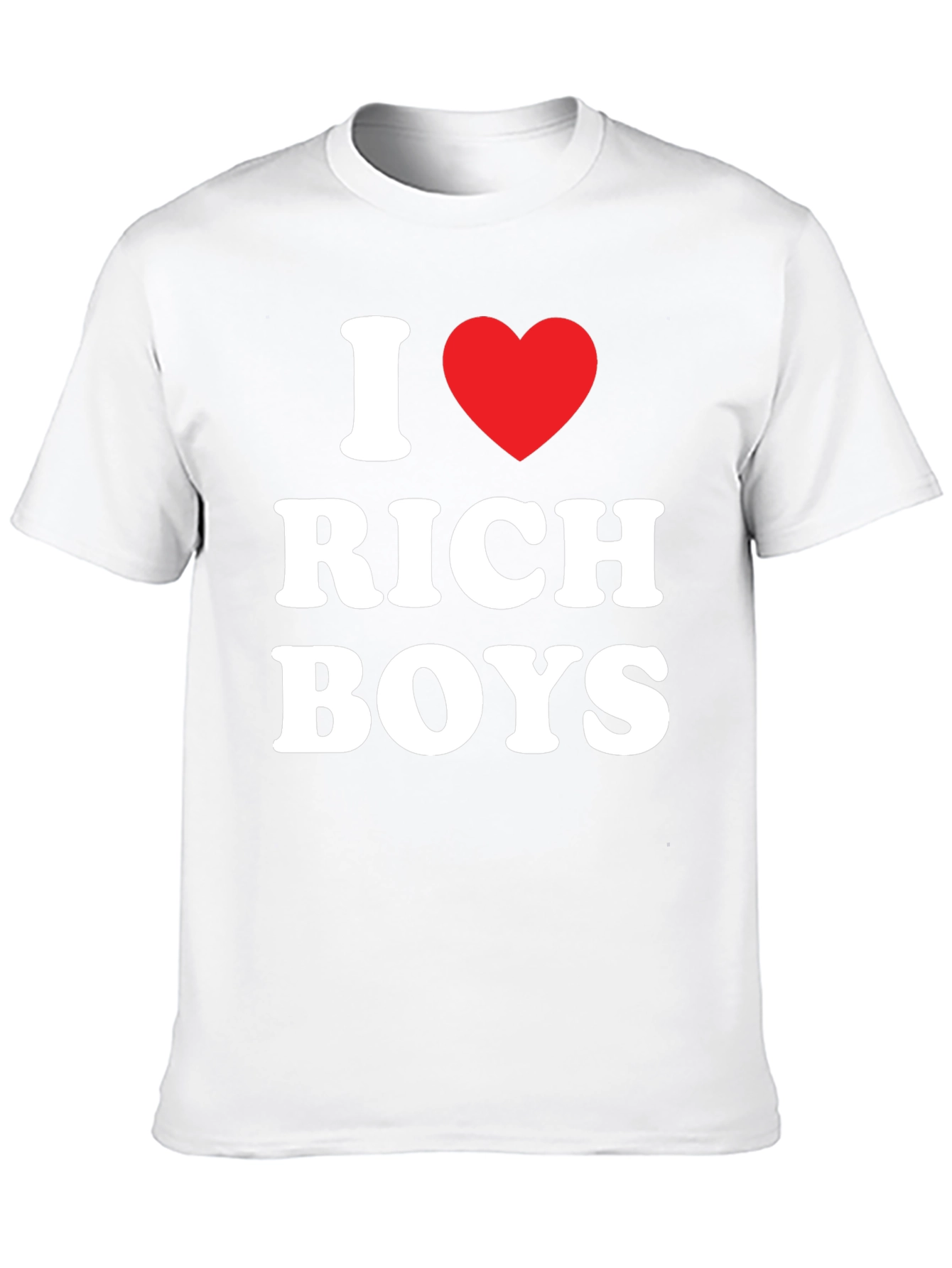 Black I Heart Rich Boys Tee - Men's Black T-Shirt view 10