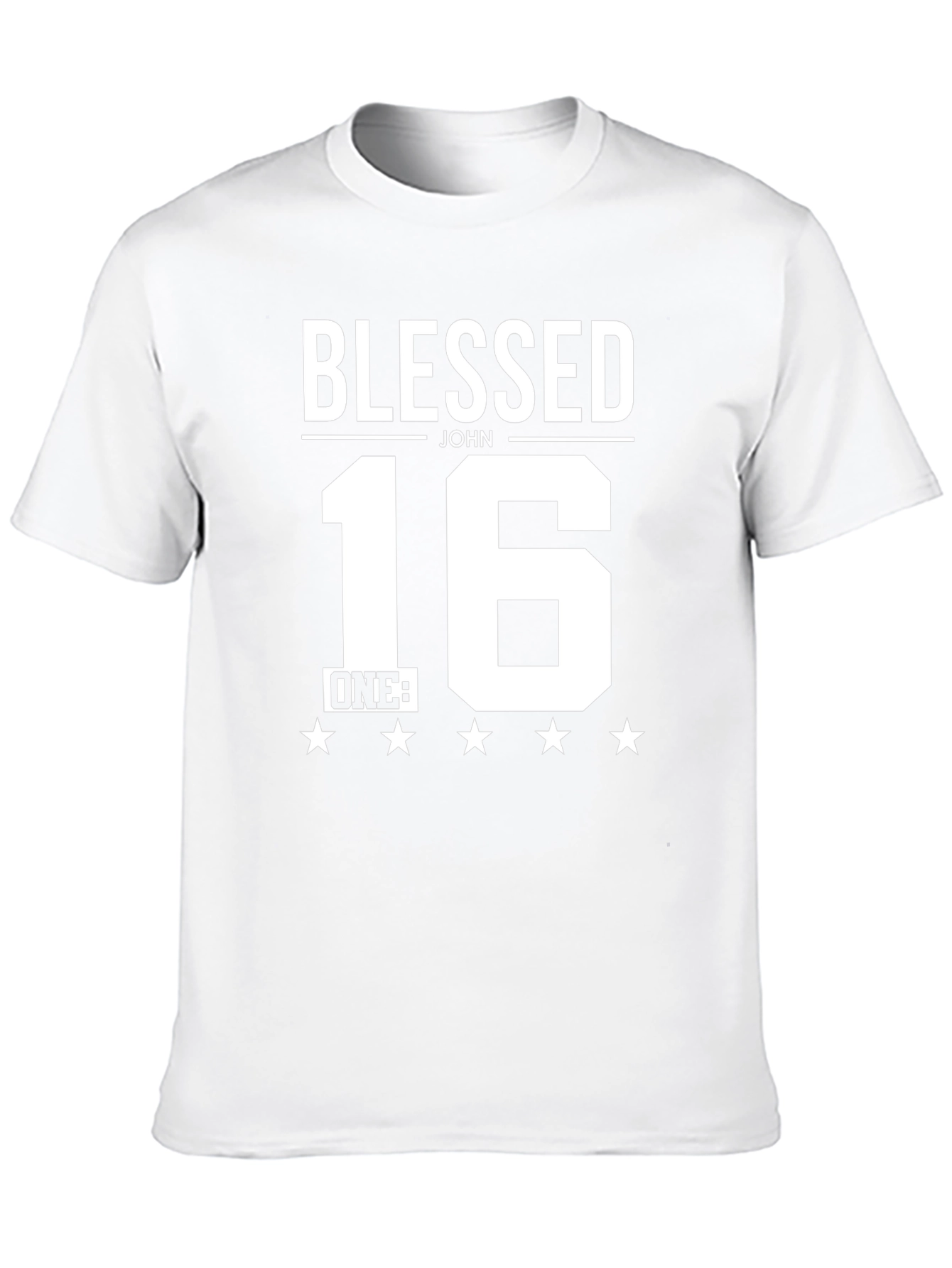 Black Blessed John 16 ONE T-Shirt view 10