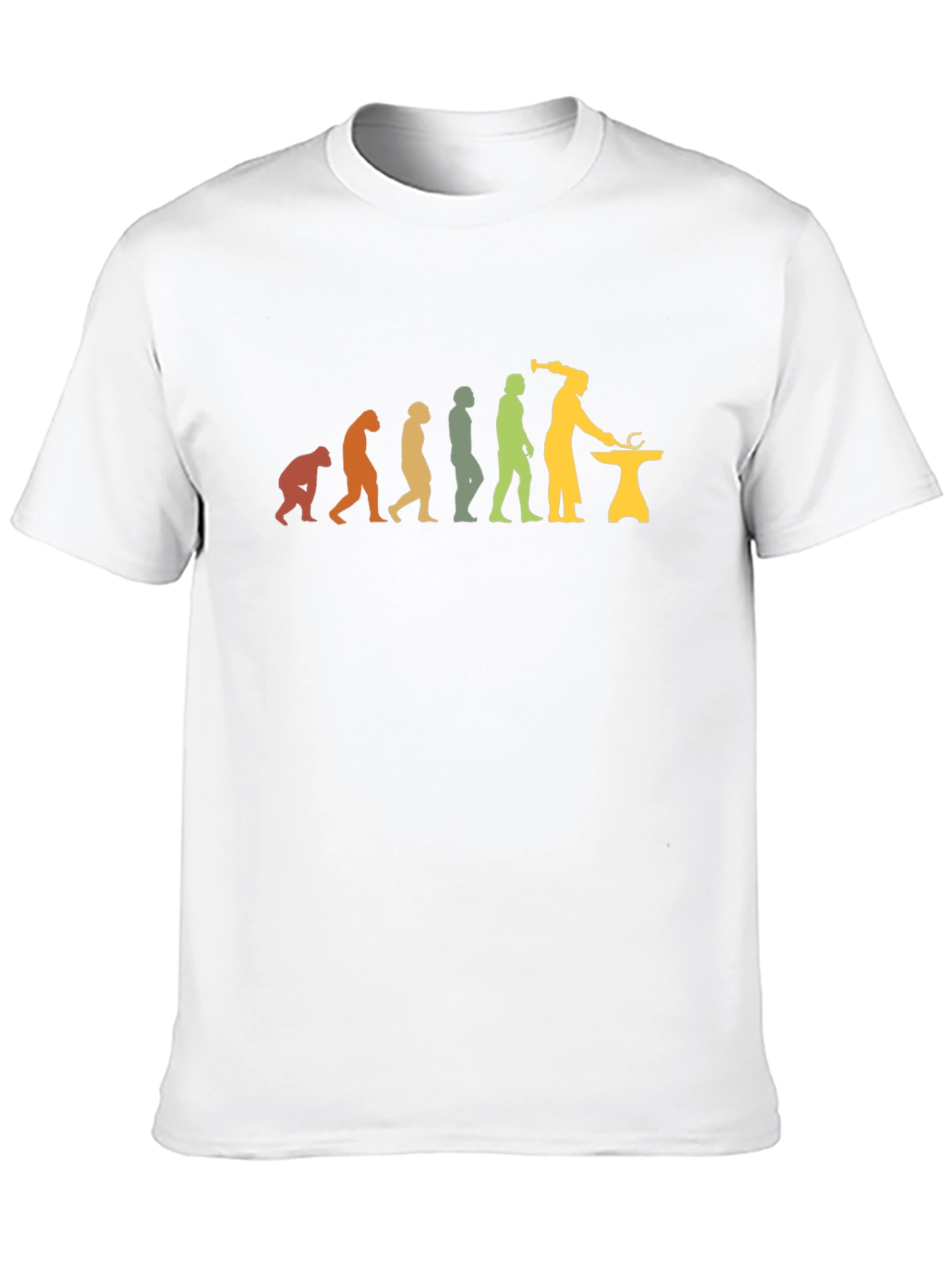 Black Blacksmith Evolution T-Shirt - Forge Your Path view 10