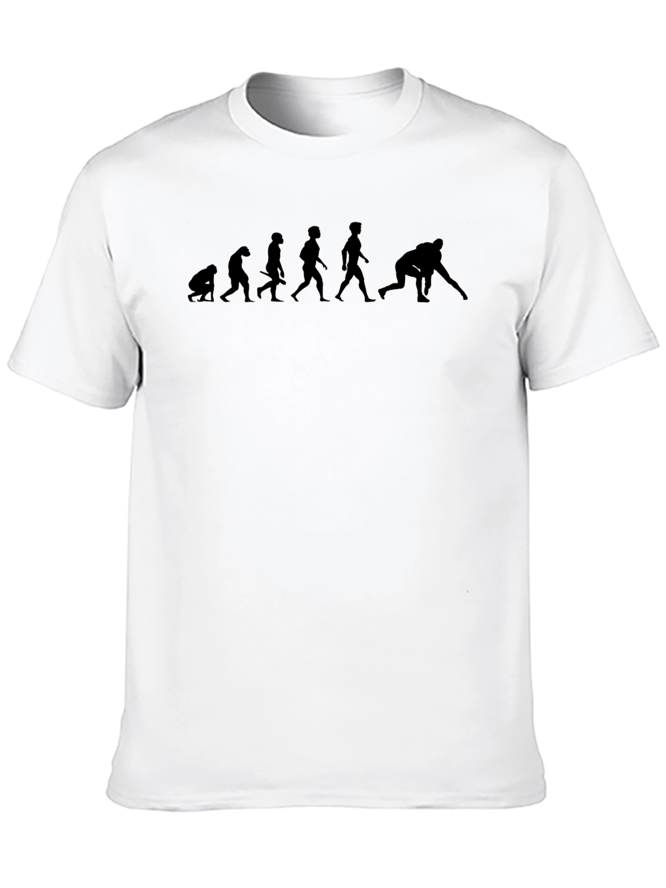 Black Evolution of a Curler Black T-Shirt view 10