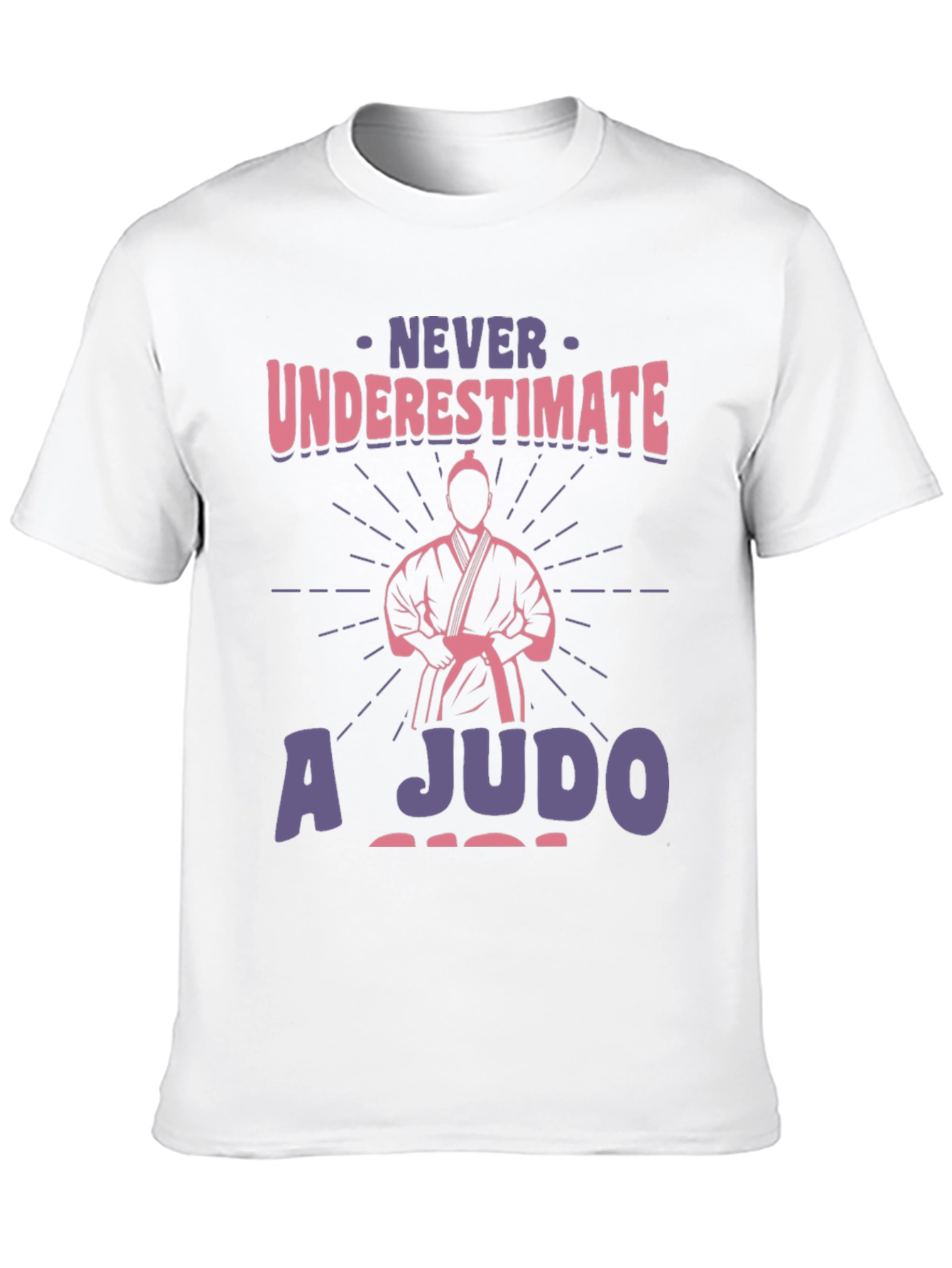 Black Never Underestimate A Judo T-Shirt view 10