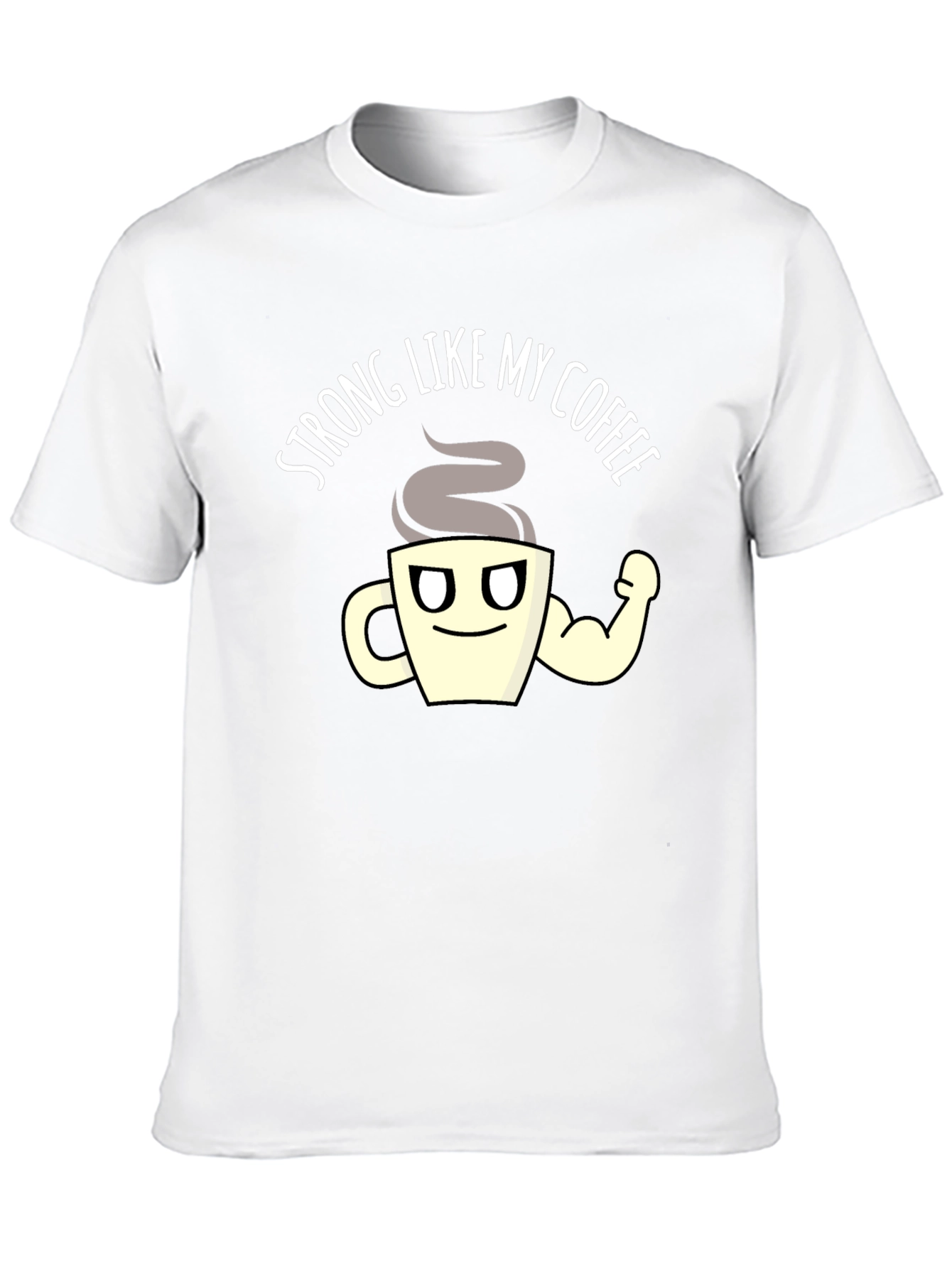 Black Strong Like My Coffee Graphic T-Shirt - Black view 10