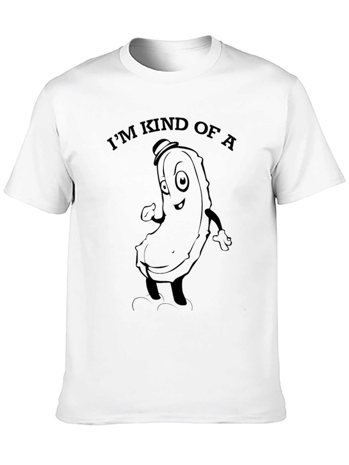 Black Funny Pickle T-Shirt - I'm Kind Of A Big Dill view 10