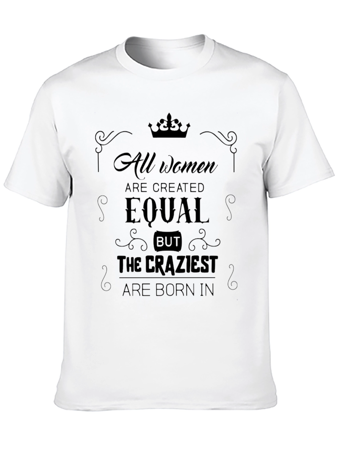 Black Funny 'Craziest' Women's T-Shirt view 10