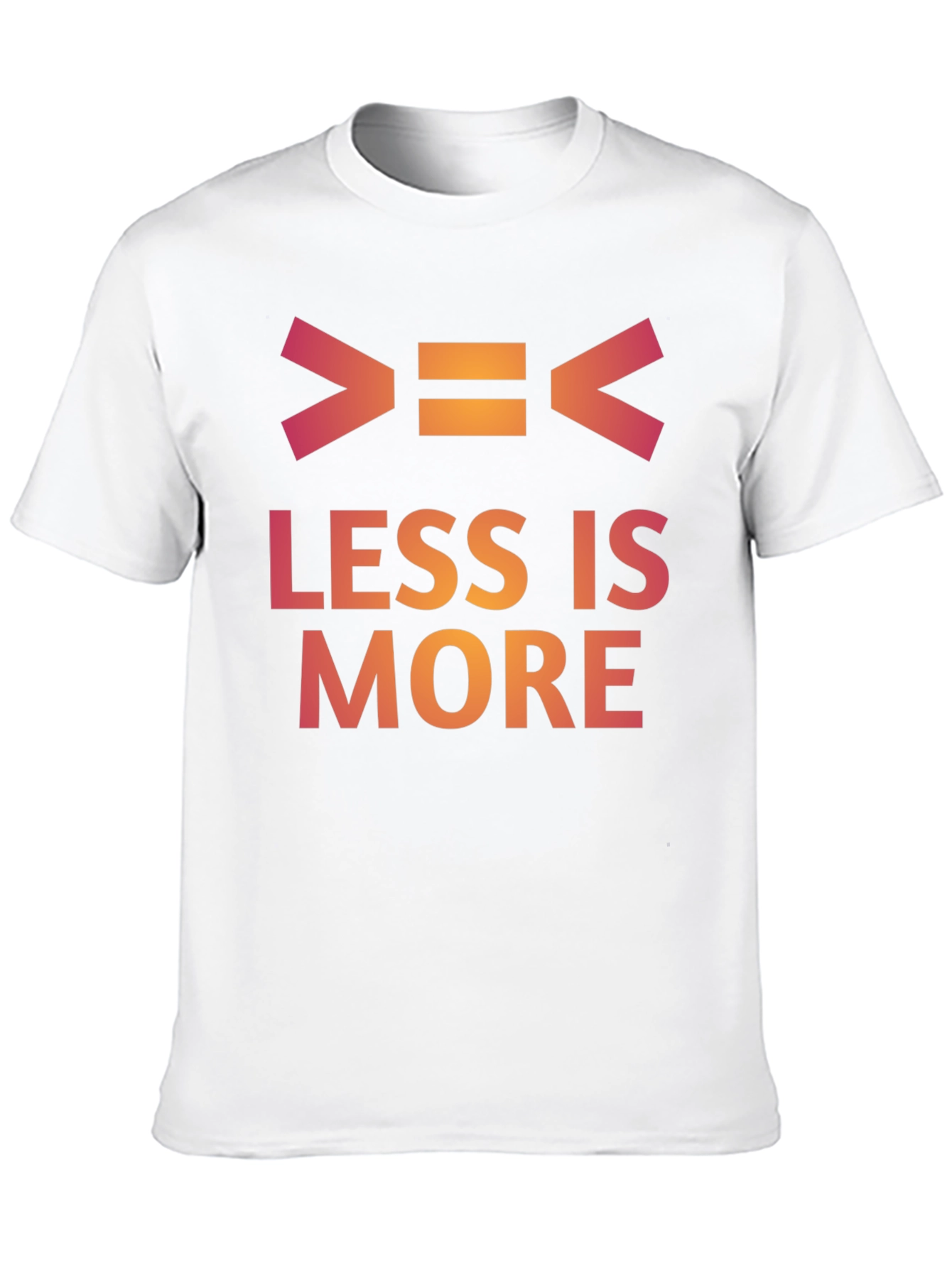 Black Less is More Graphic Tee - Black Cotton T-Shirt view 10