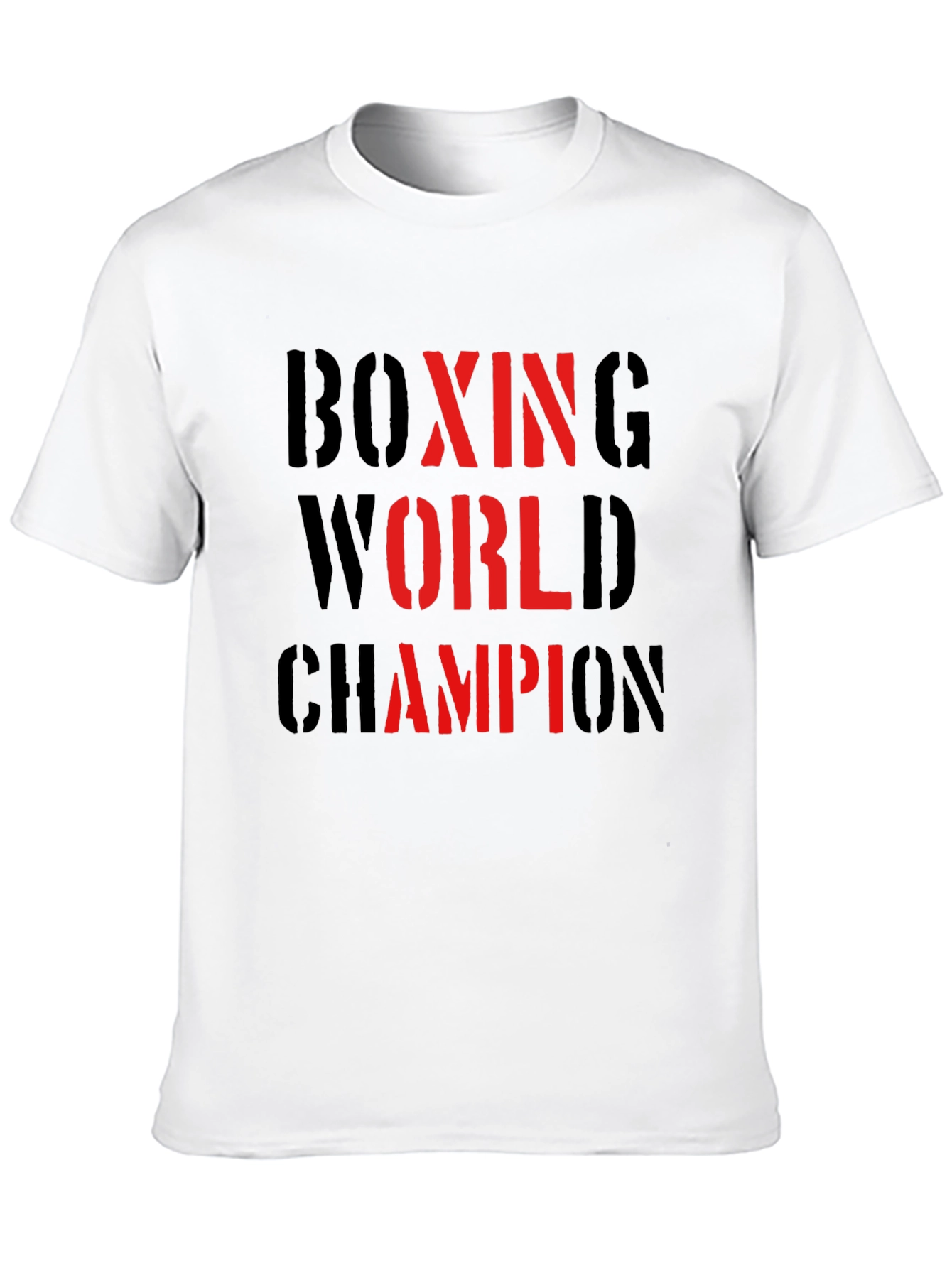 Black Boxing World Champion Graphic T-Shirt view 10