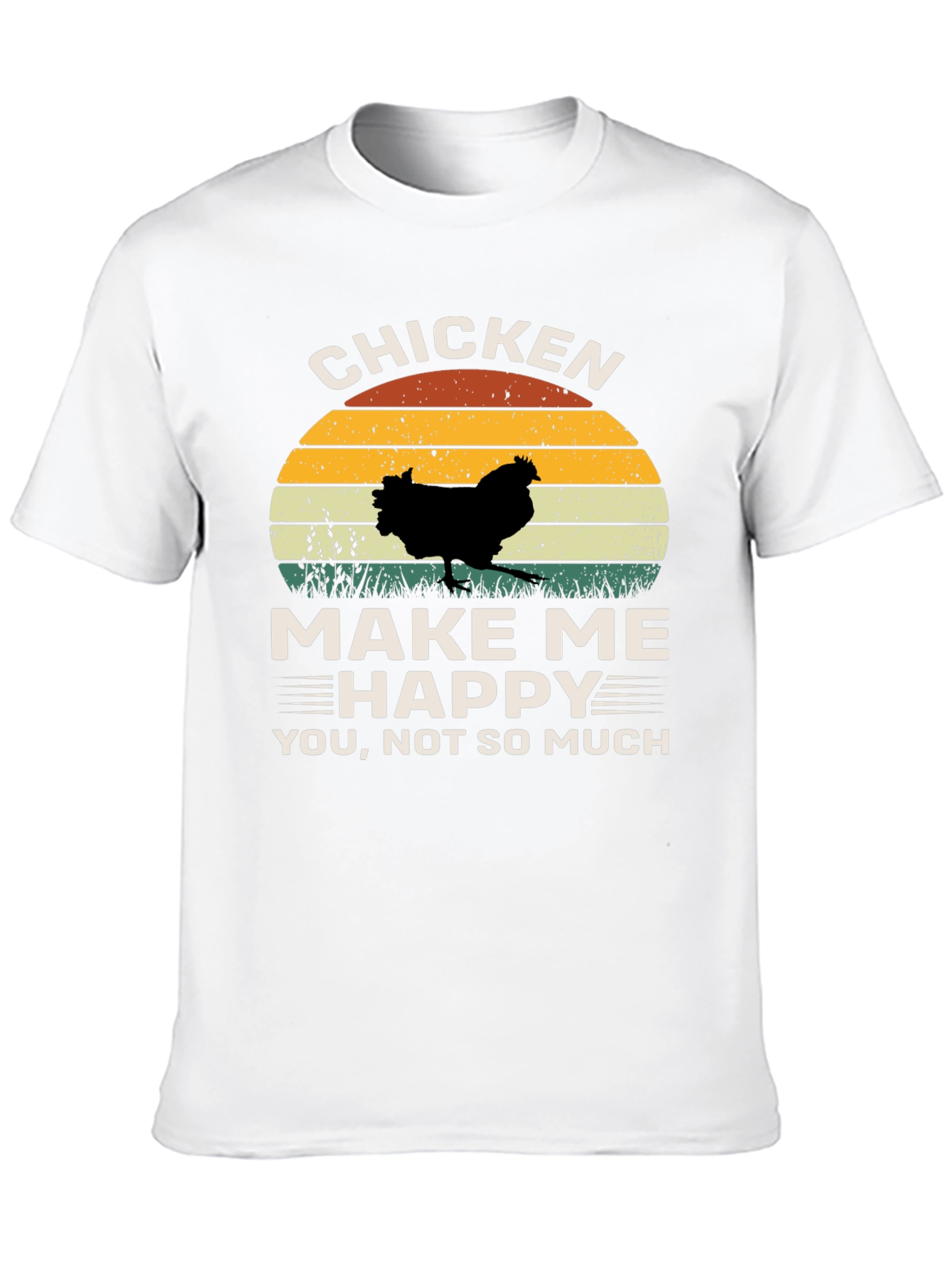 Black Chicken Make Me Happy T-Shirt view 10