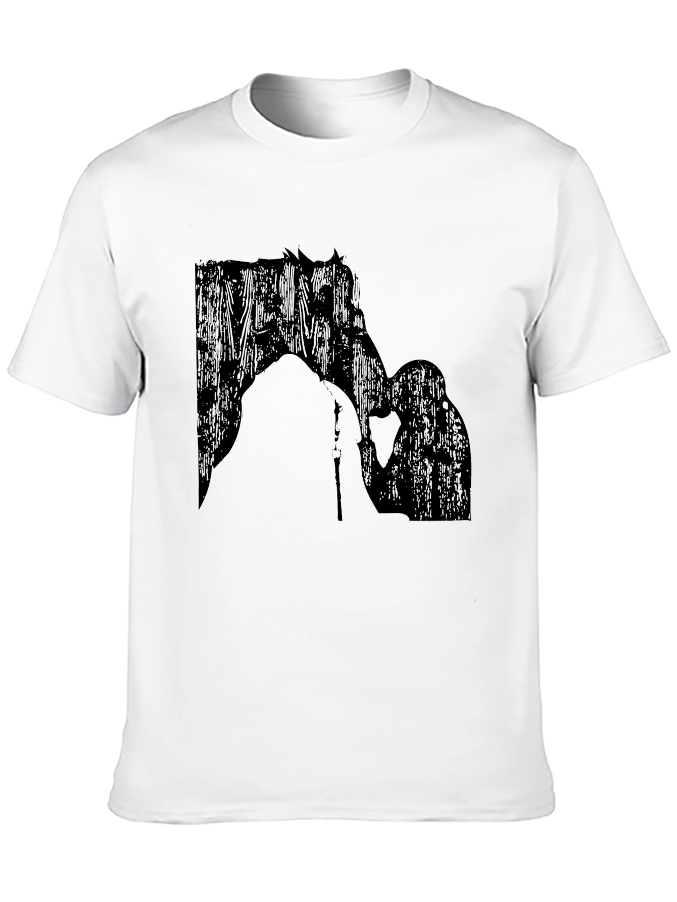 Horse and Rider Black Graphic T-Shirt - 10