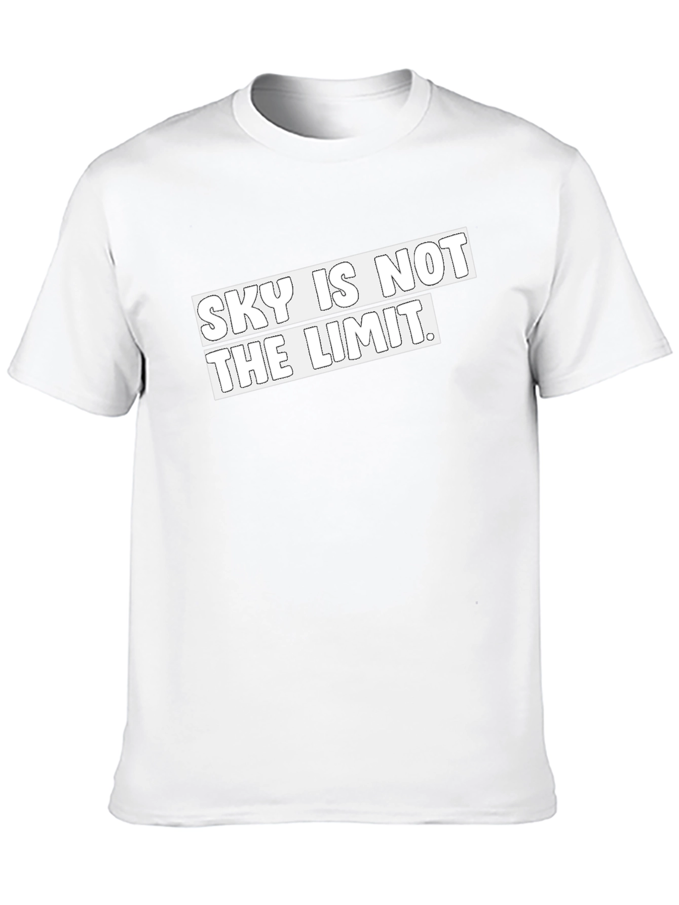 Black Sky is Not the Limit Graphic T-Shirt - Black view 10