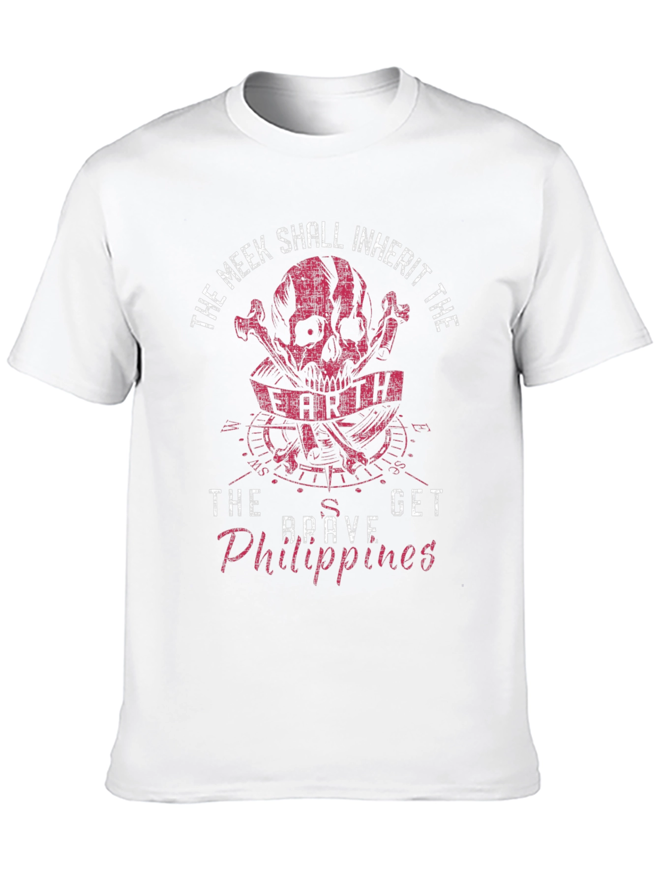 Black Skull Philippines T-Shirt Graphic Tee for Men view 10