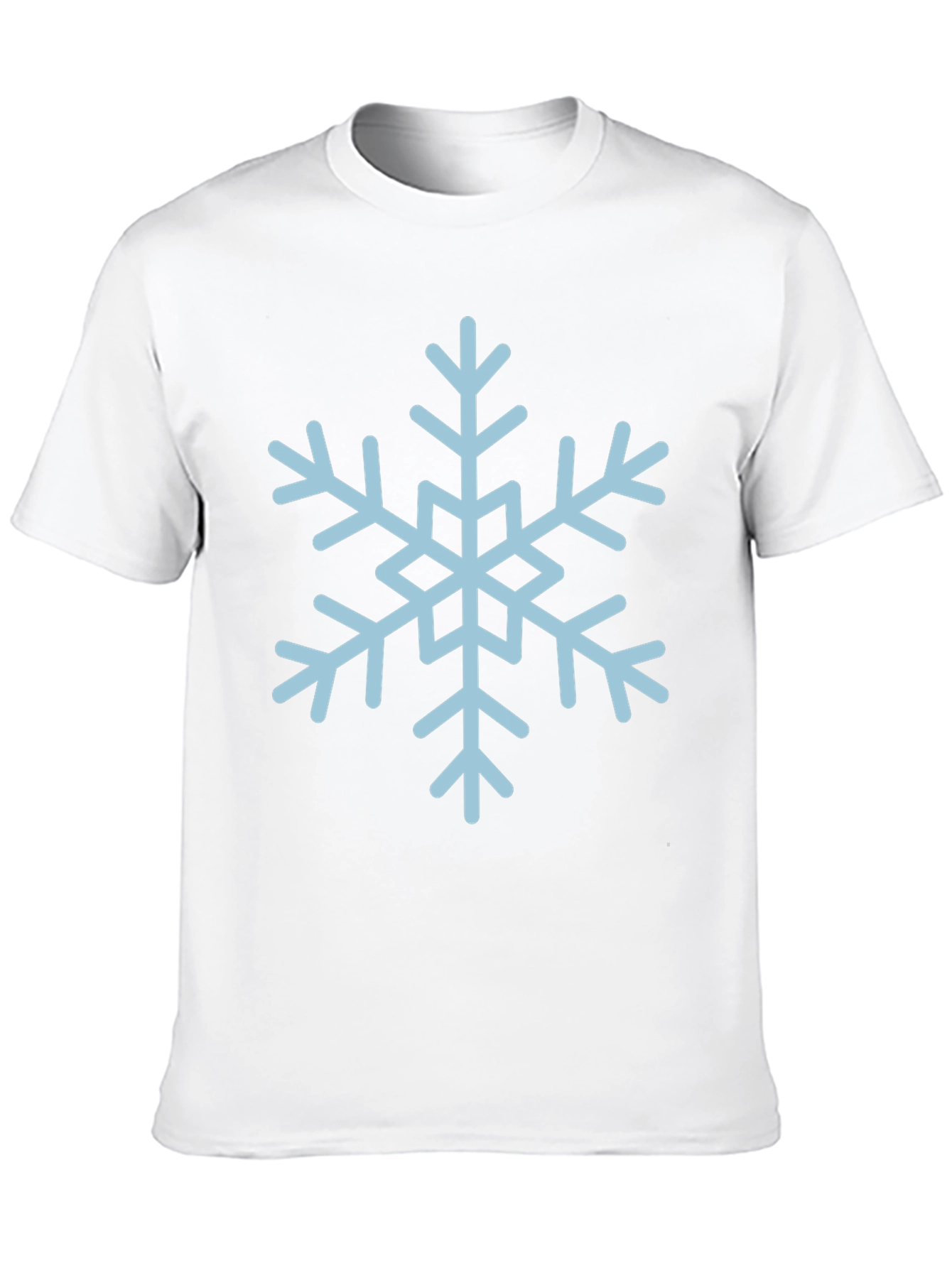 Black Snowflake Graphic Tee - Winter Holiday Style view 10