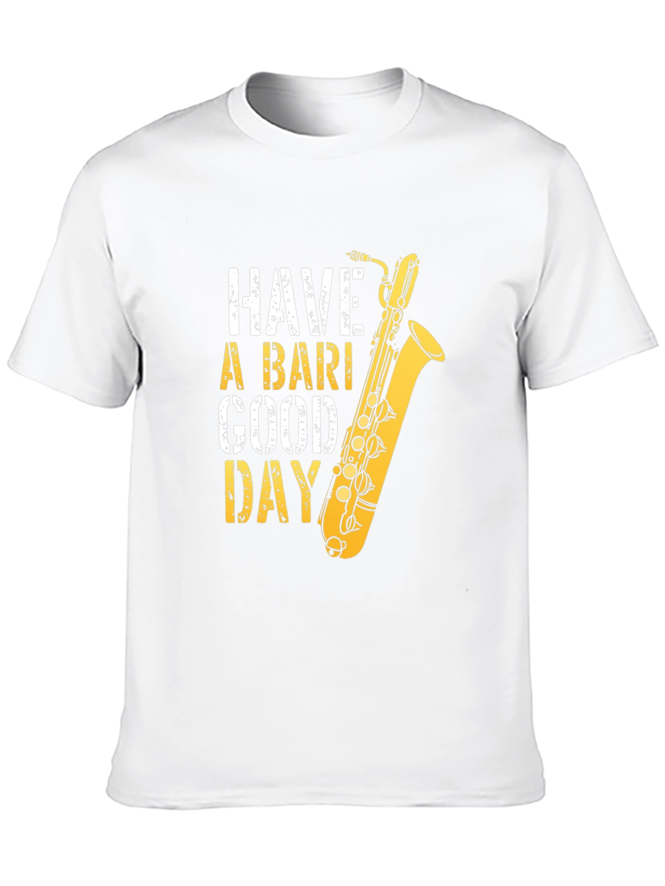 Black Have A Bari Good Day Saxophone T-Shirt view 10