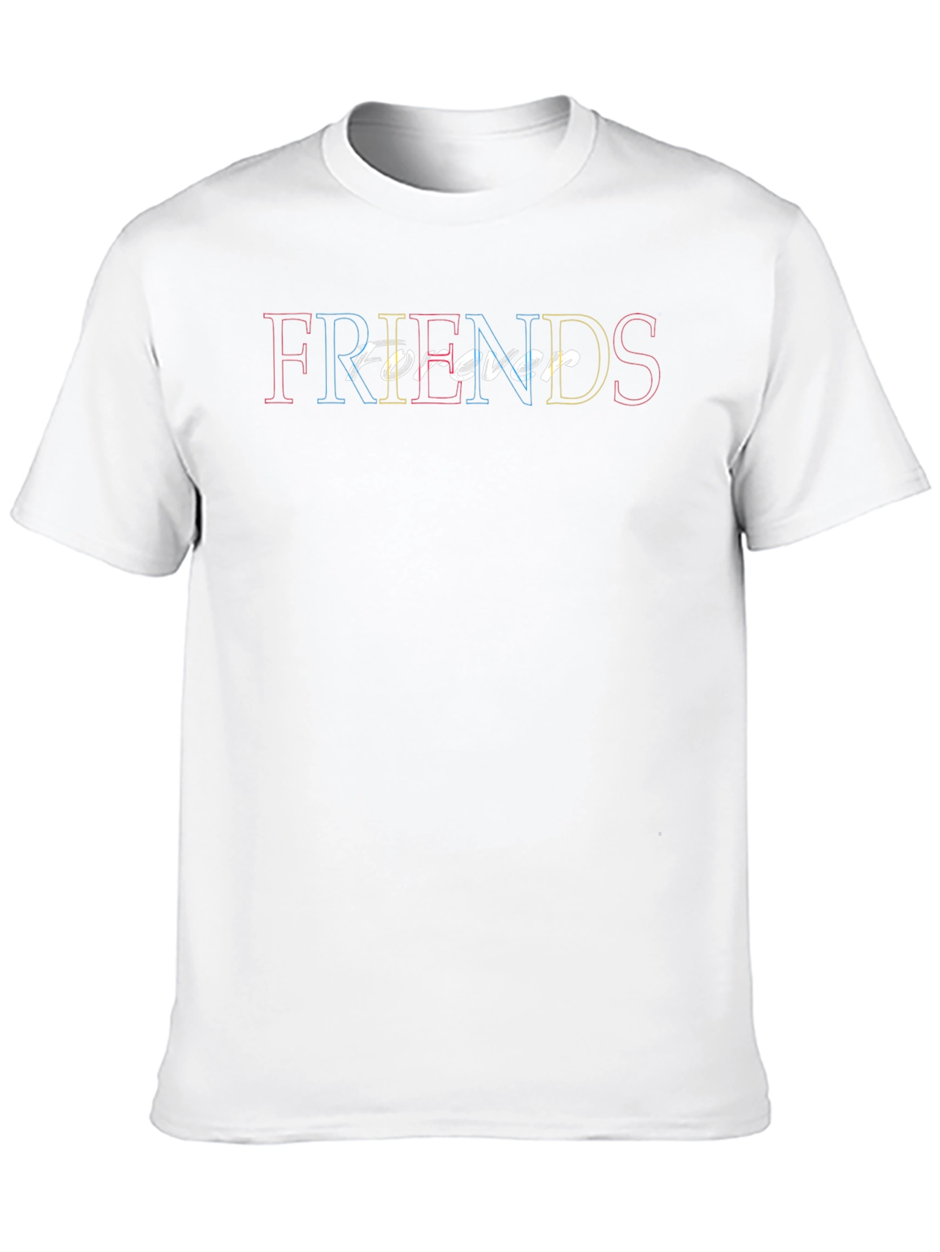 Black Friends Forever T-Shirt - Trendy Casual Wear view 10