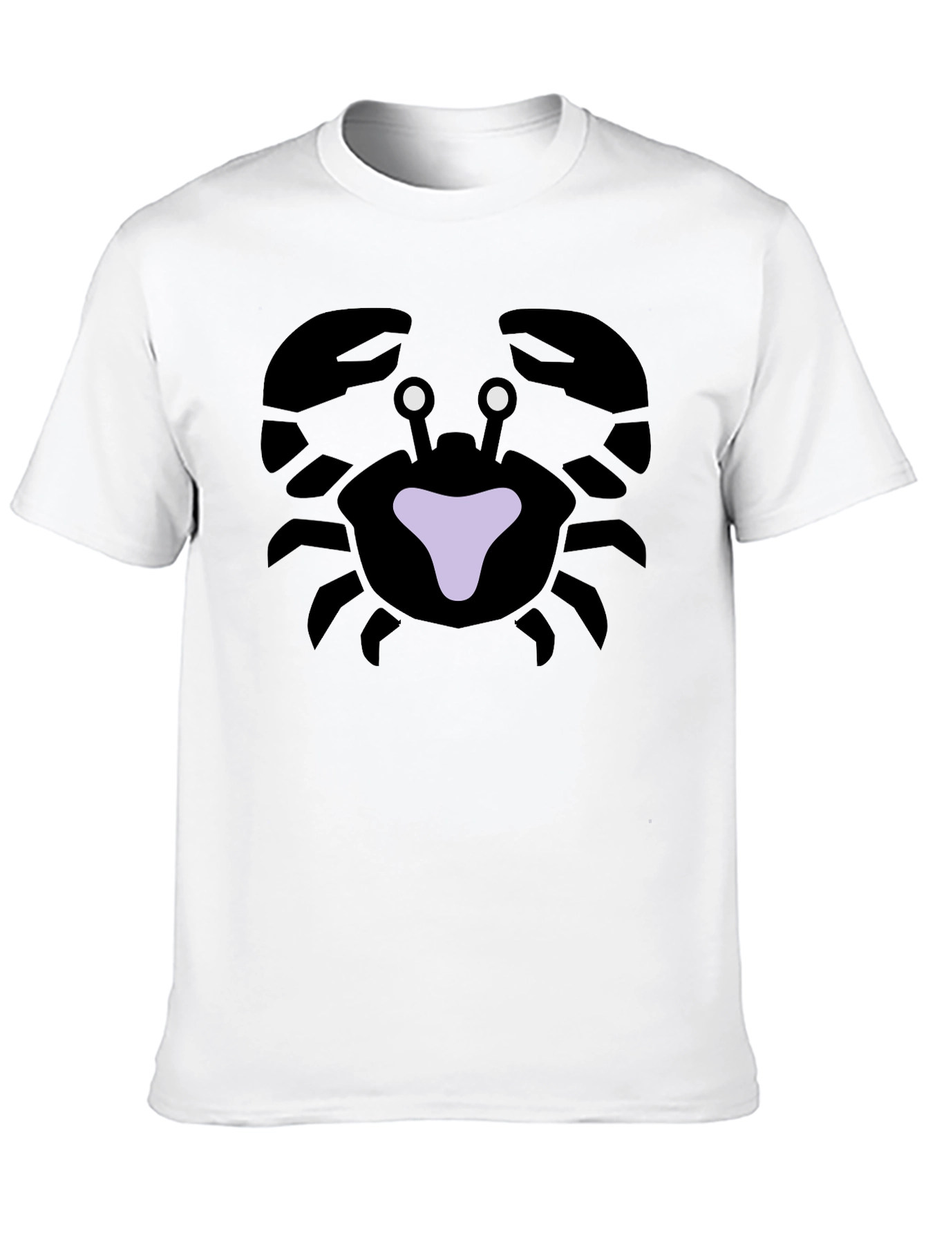 Black Crab Graphic Tee - Black Cotton T-Shirt view 10