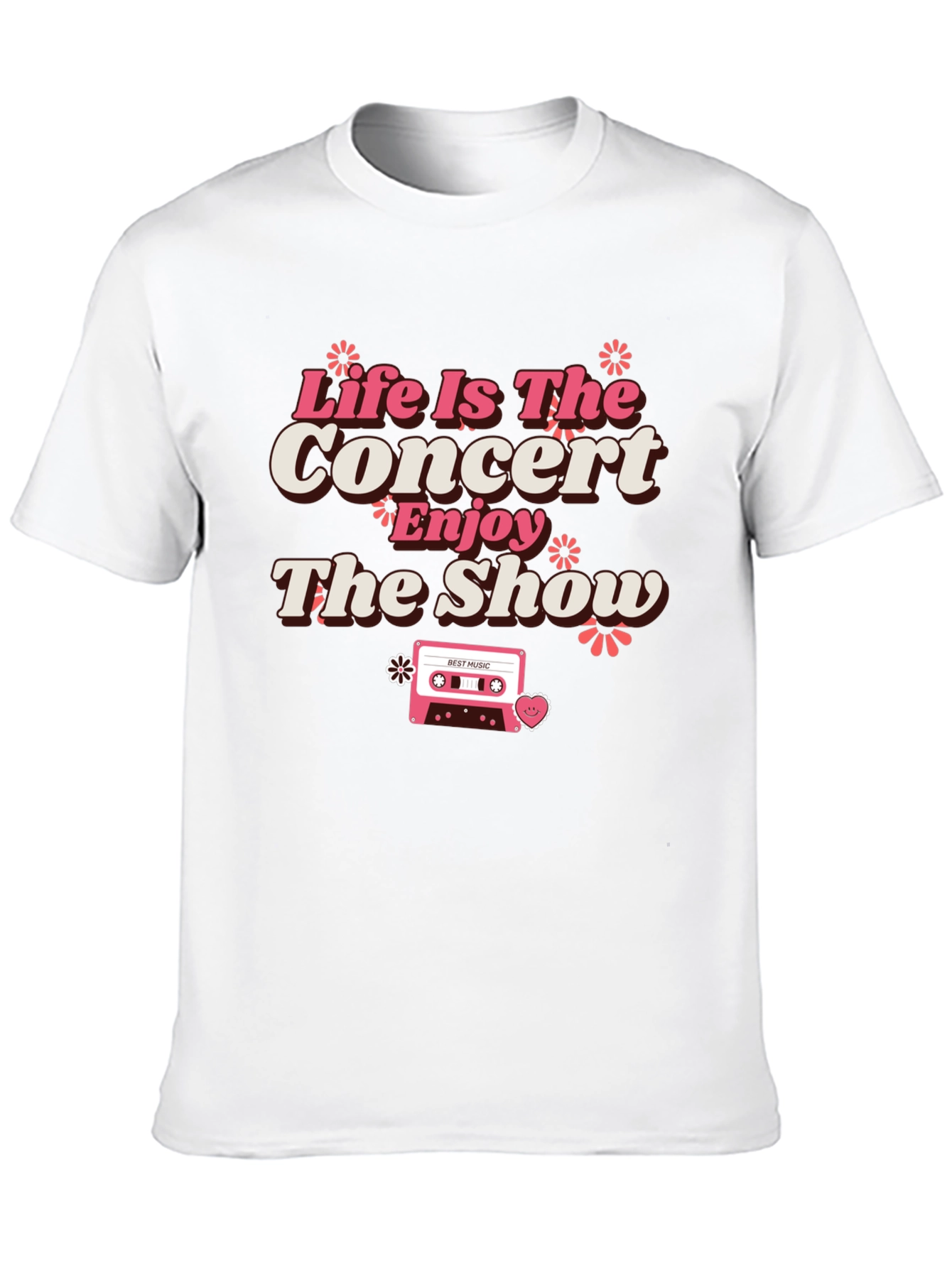 Black Life Is The Concert Graphic Tee - Retro Music Lover Shirt view 10