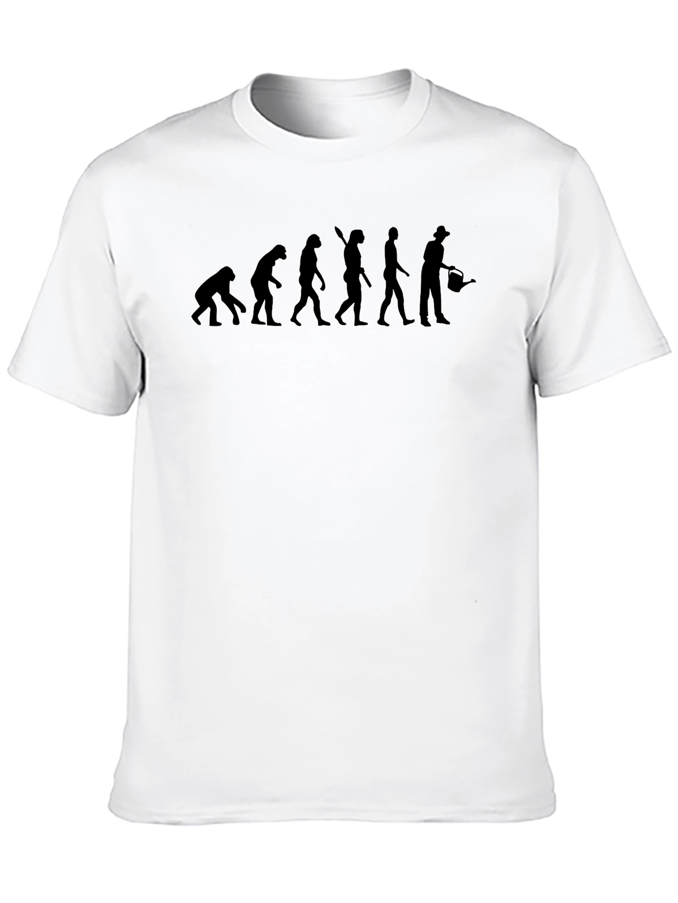 Black Evolution of Gardening T-Shirt - Black view 10