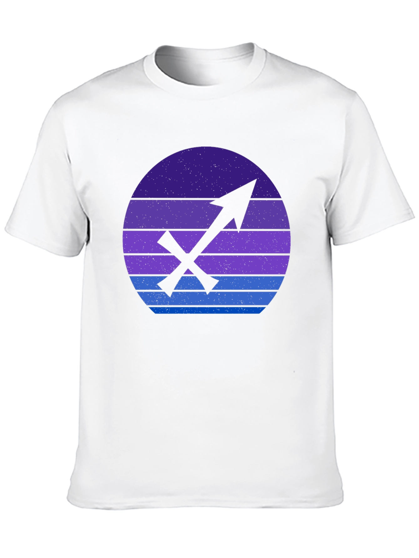 Sagittarius Zodiac Graphic Tee - Retro Sunset Design - 10