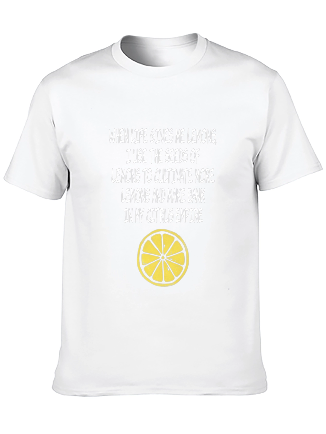 Black Citrus Empire T-Shirt - When Life Gives You Lemons! view 10