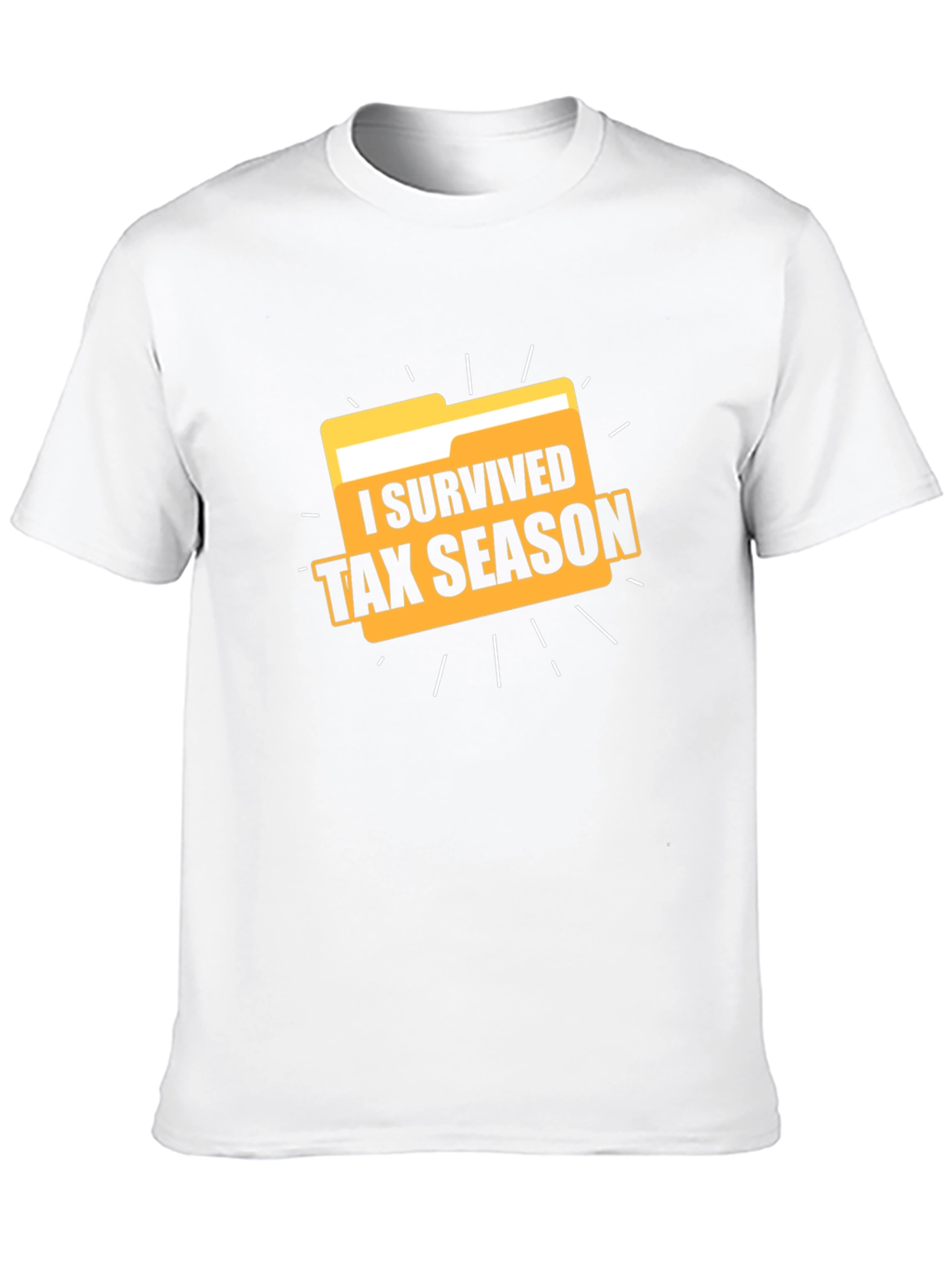 Black I Survived Tax Season Graphic T-Shirt view 10